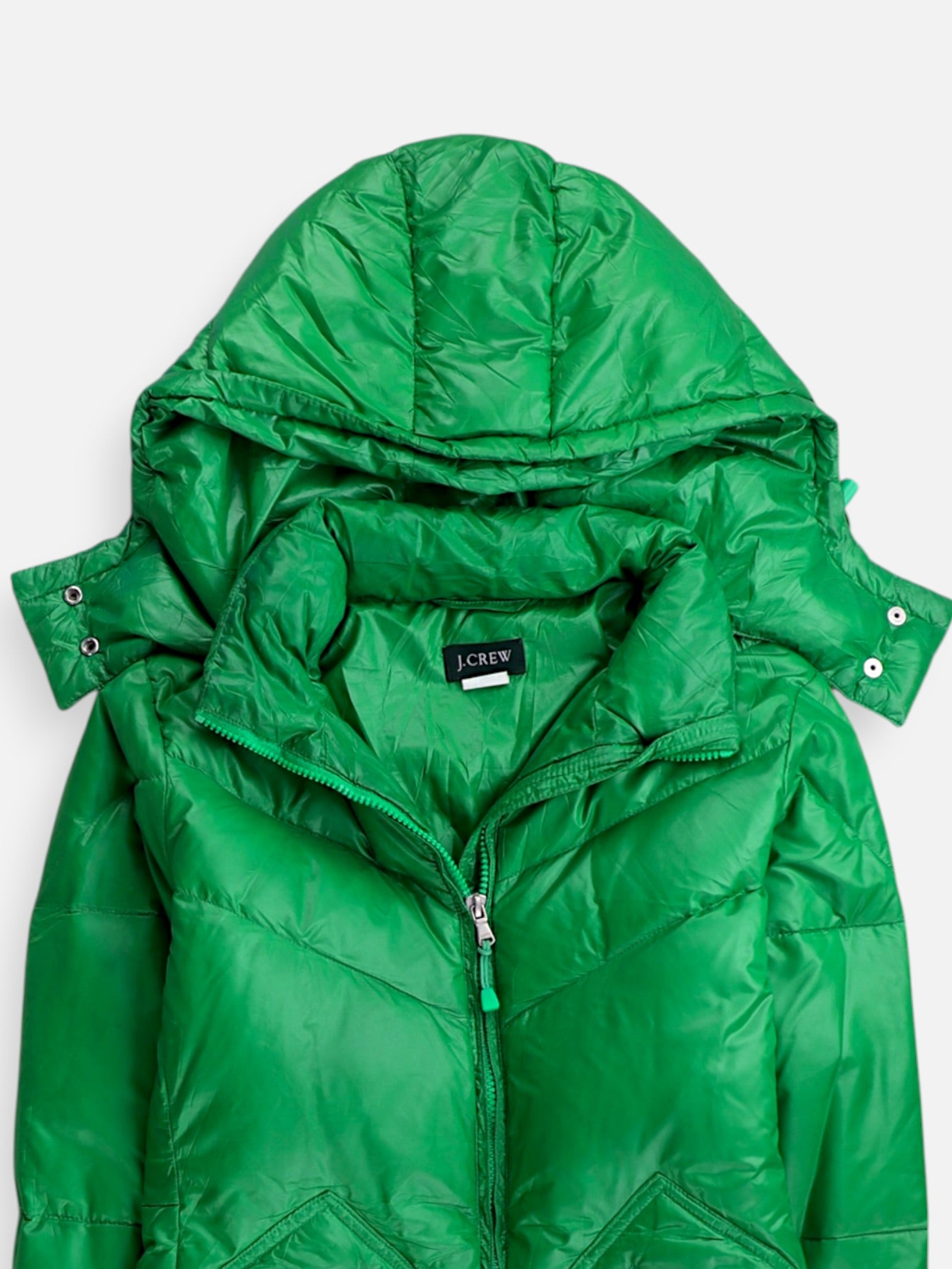J CREW Chaqueta Puffer Impermeable - Mujer - Small