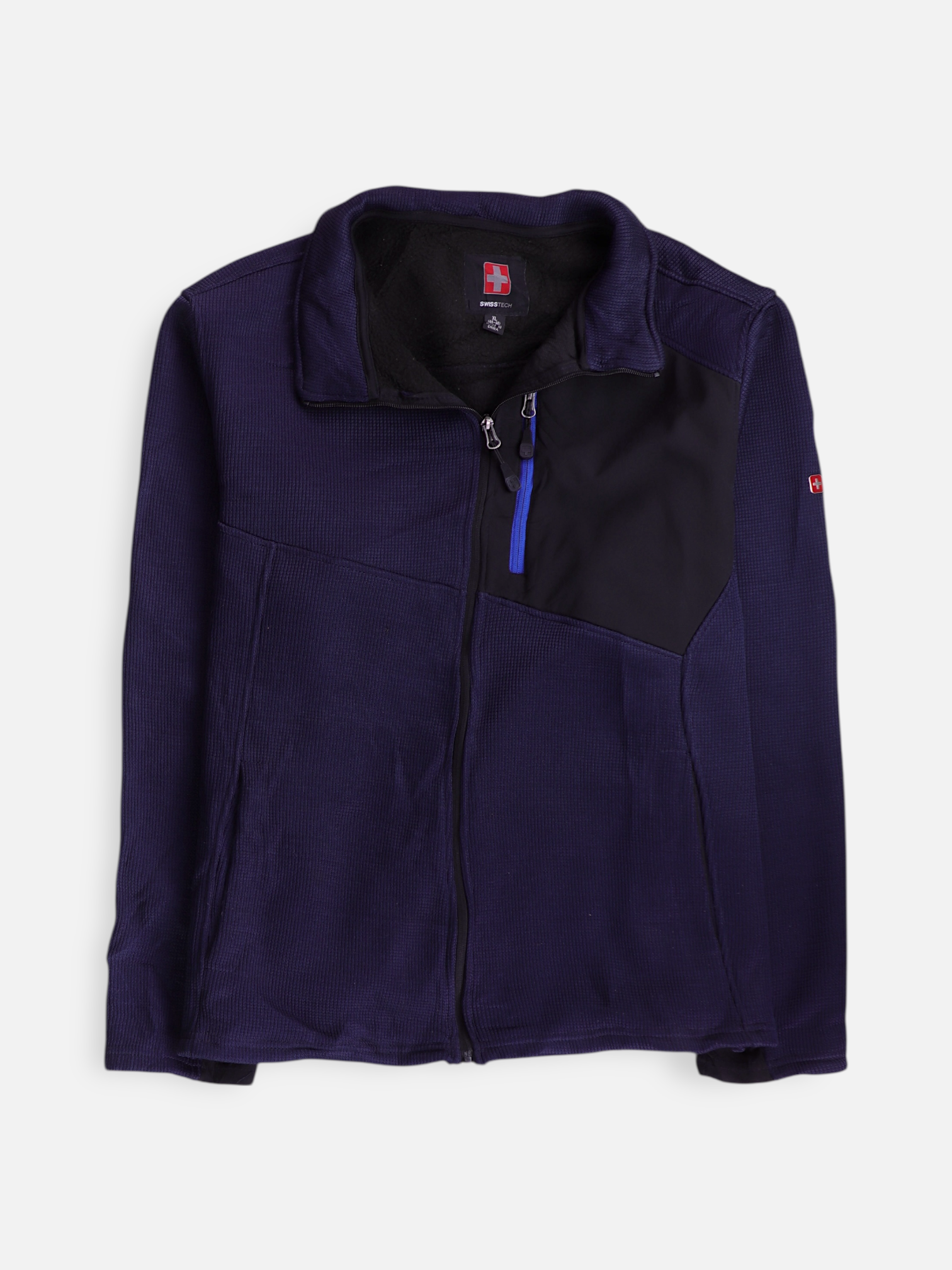 SwissTech Sudadera Fleece Deportivo - Hombre - XL