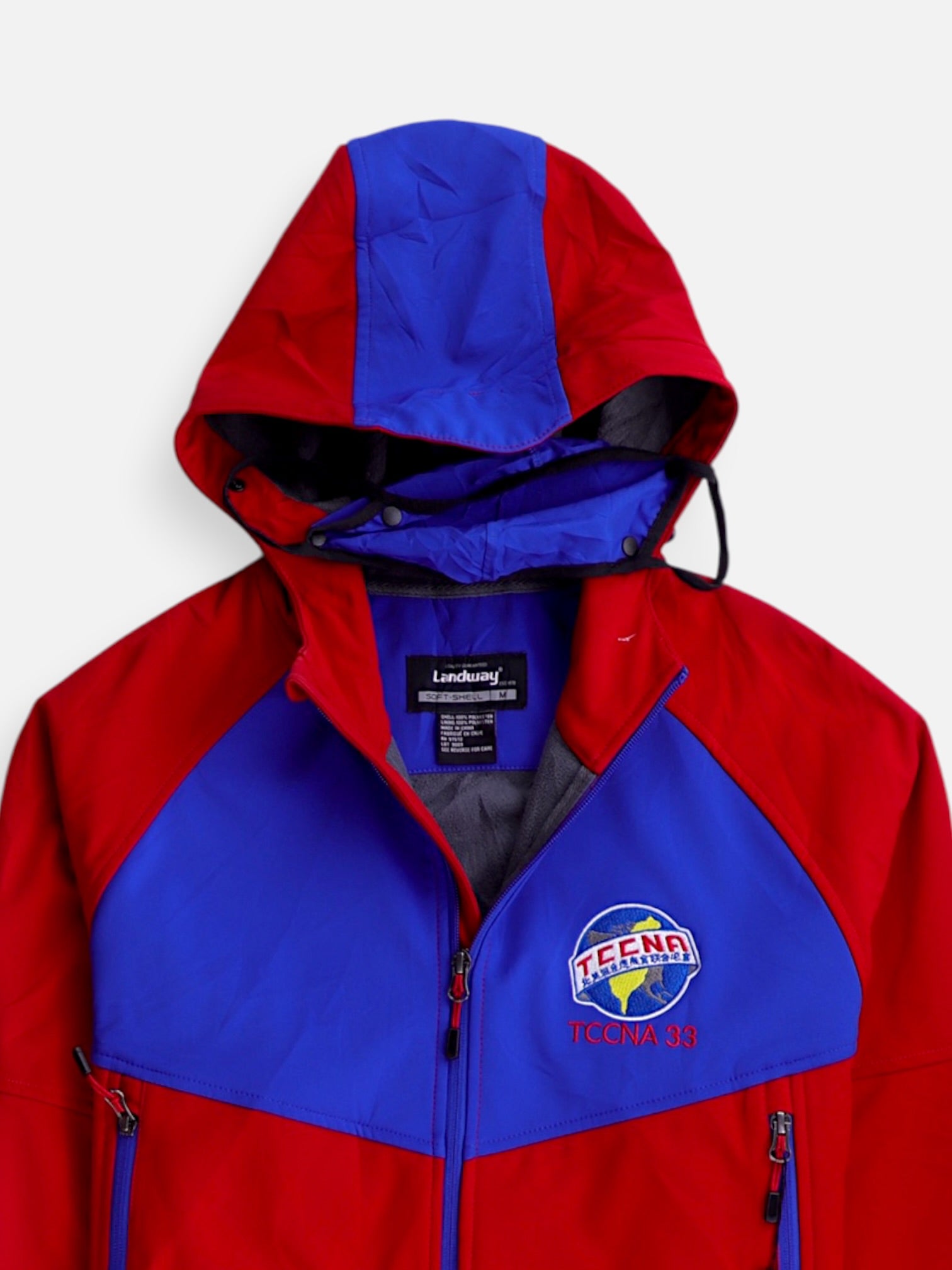 Sudadera Hoodie Color Block - Hombre - Medium
