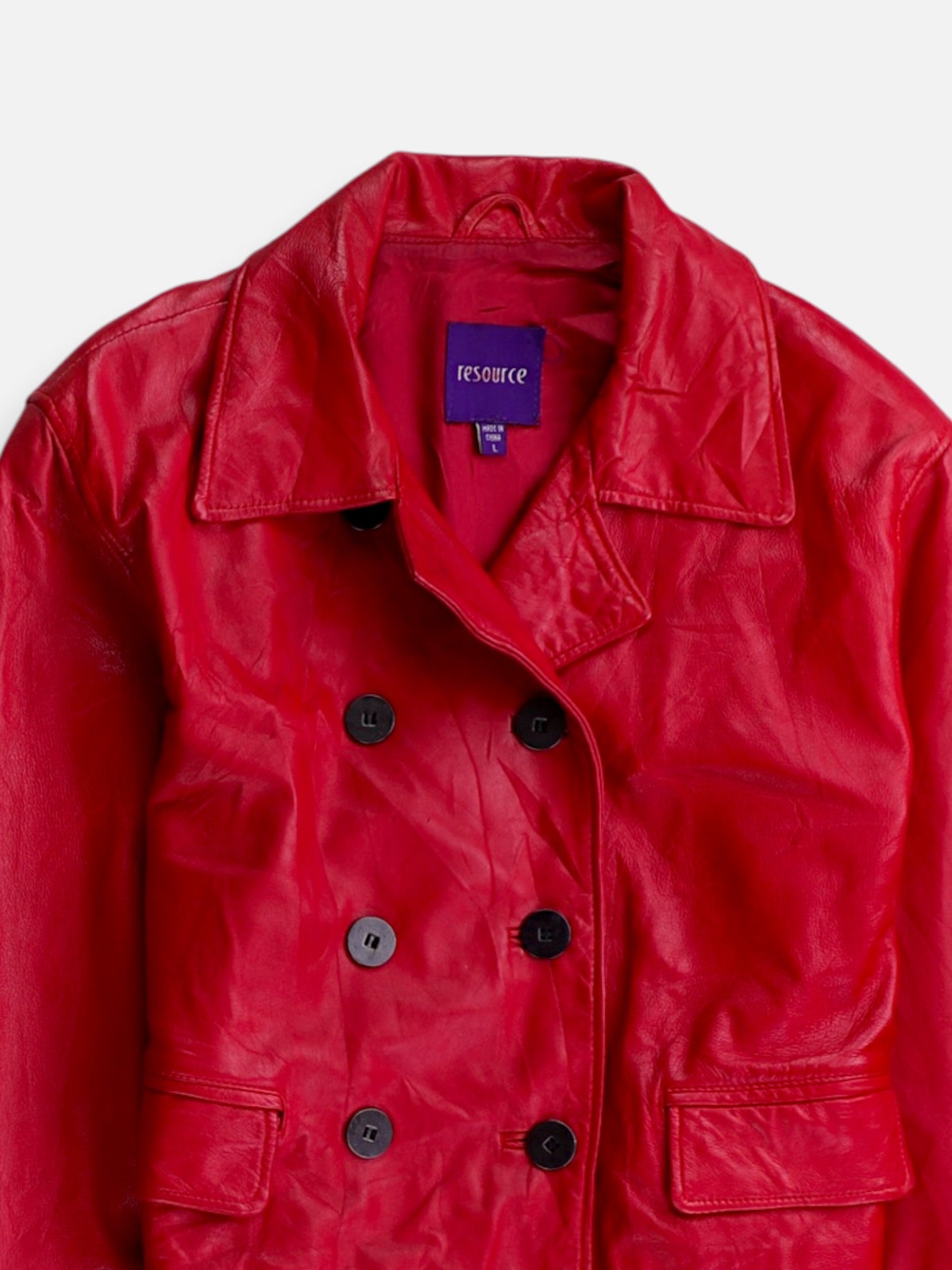 Chaqueta Casual Cuero - Mujer - Large