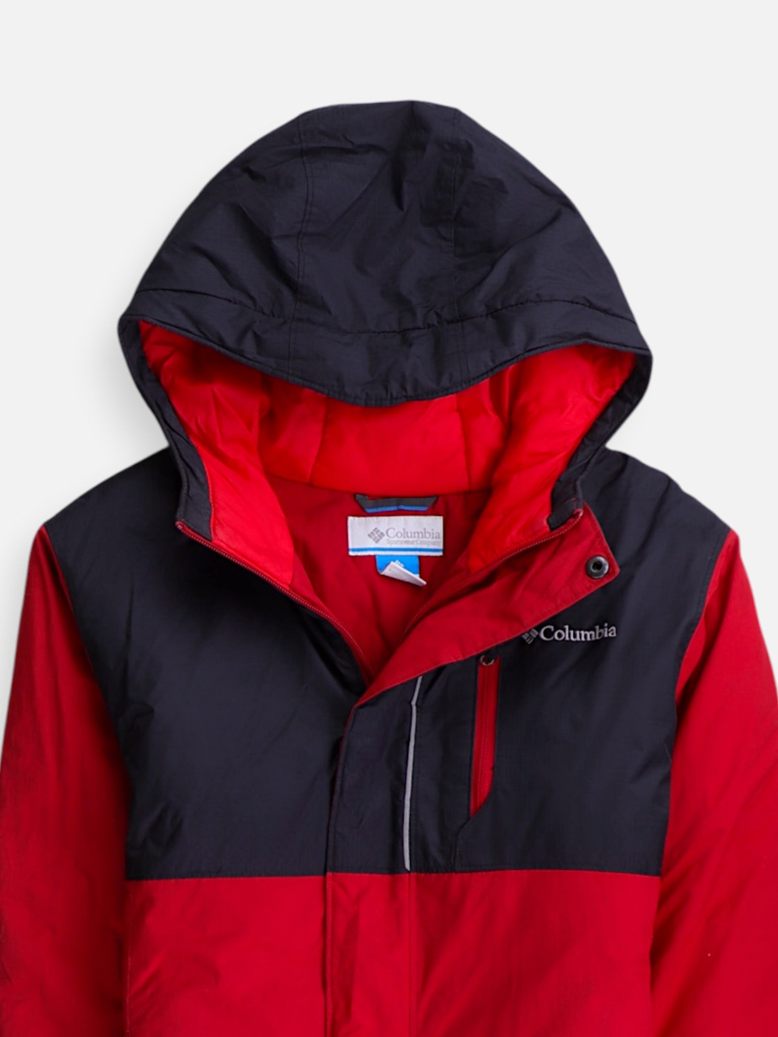 Columbia Chaqueta Impermeable Color Block - Niño - Large - 14-16Y (Años)