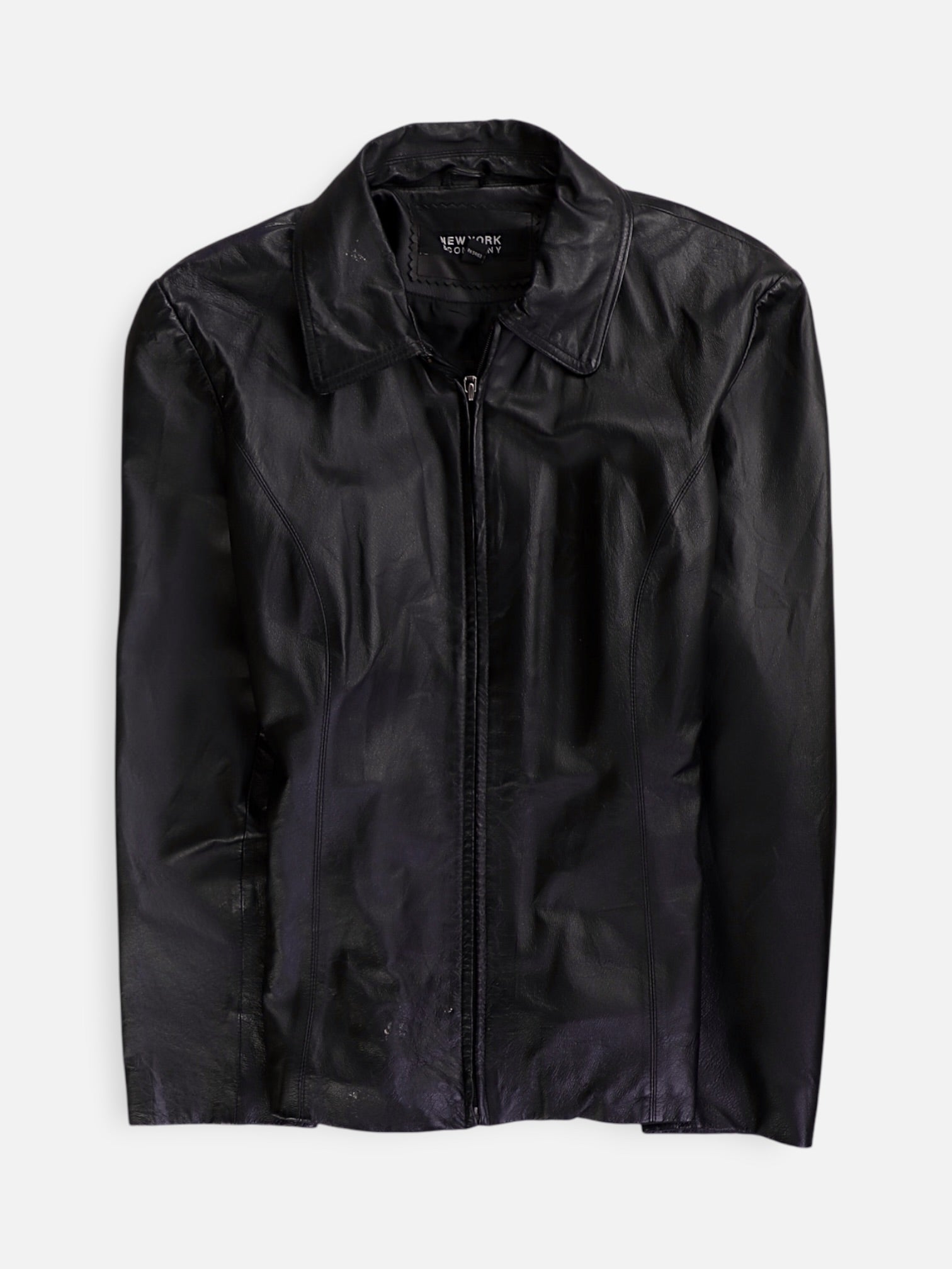 NEW YORK & COMPANY Chaqueta Casual Cuero - Mujer - Large