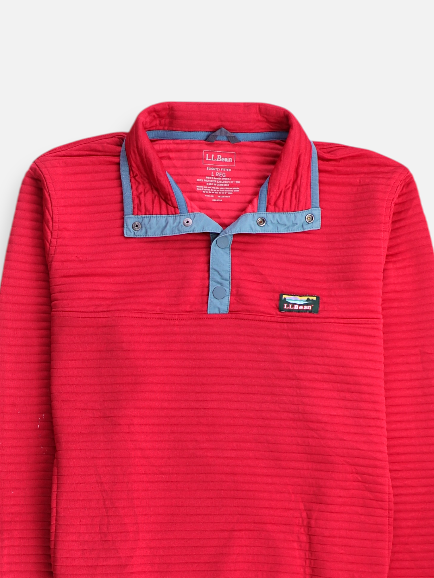 LL BEAN Sudadera Fleece Deportivo - Hombre - Large