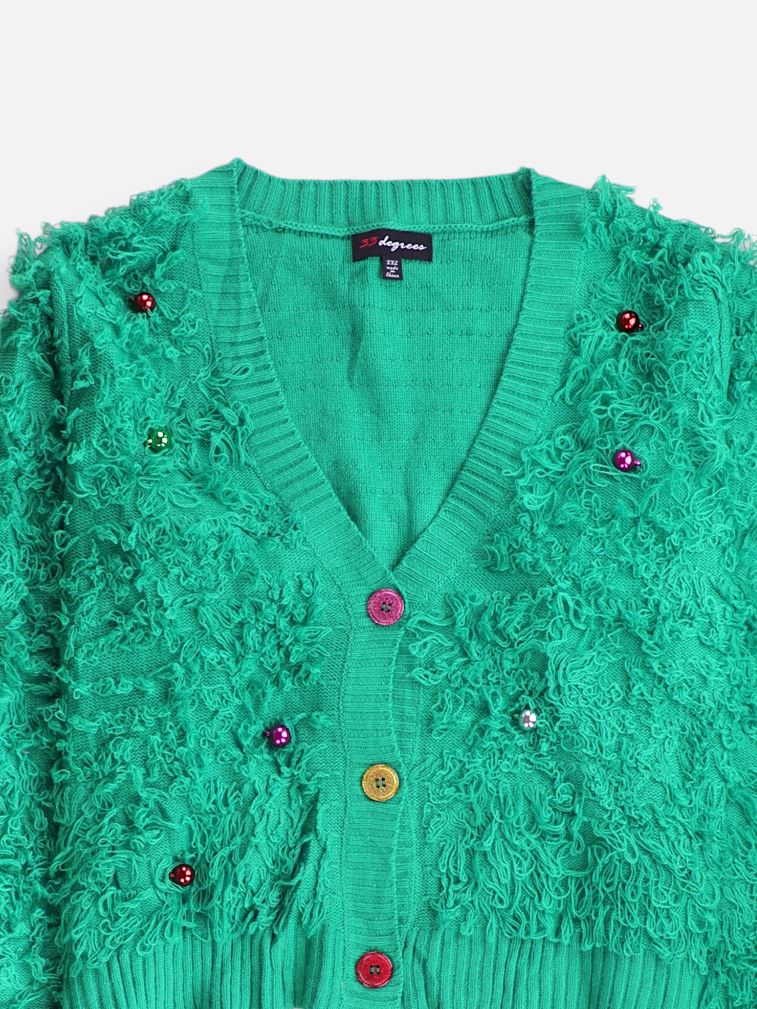 Sueter Cardigan Navideño - Mujer - 2XL