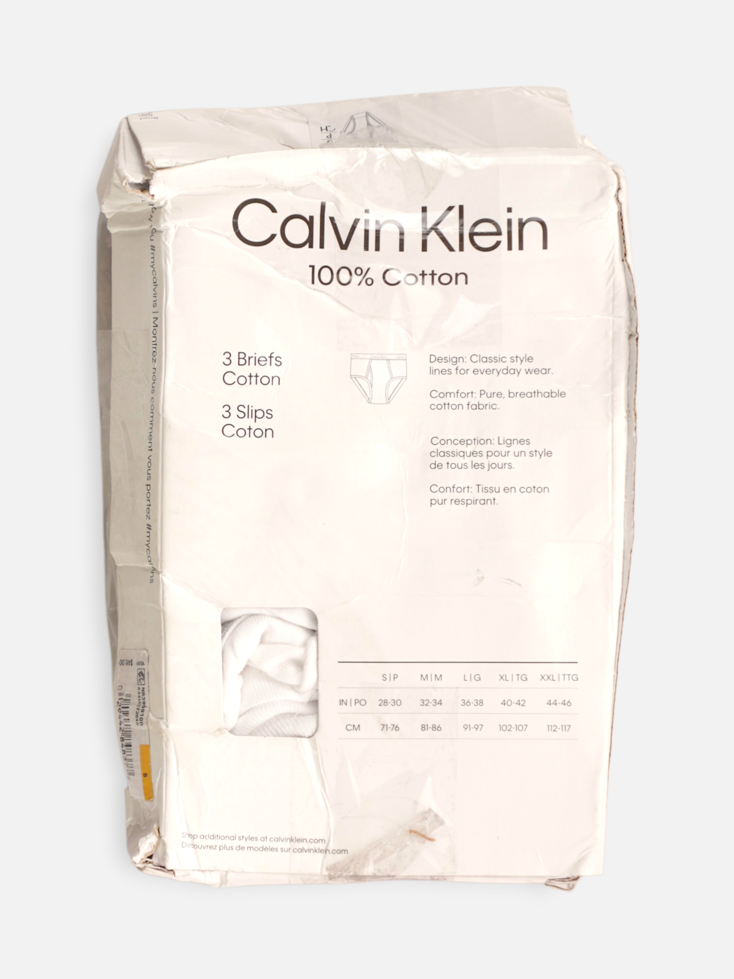 Calvin Klein Calzoncillo 3 Piezas - Hombre - Small