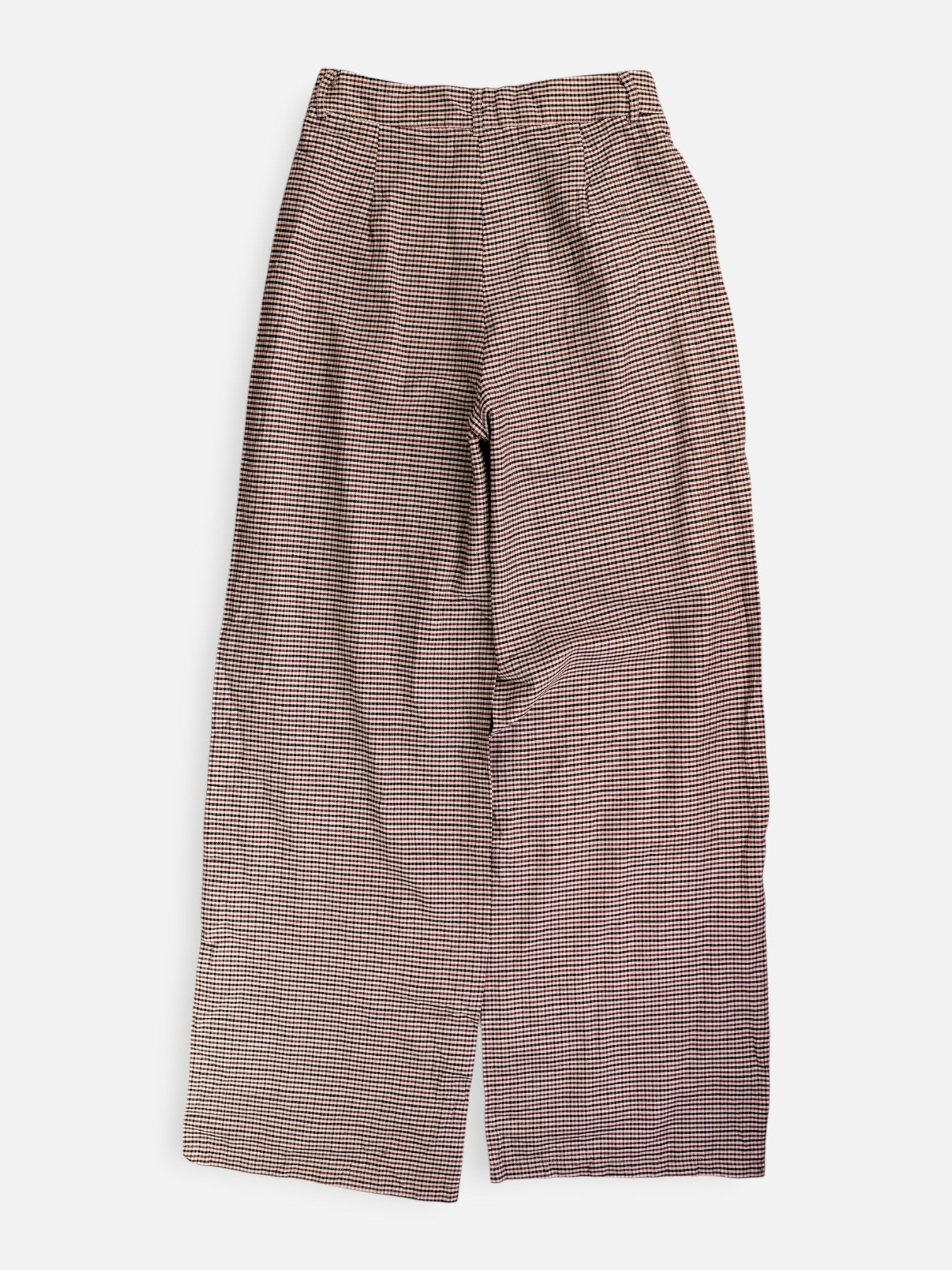 SHEIN Pantalon Regular Fit Plaid Types - Mujer - Small