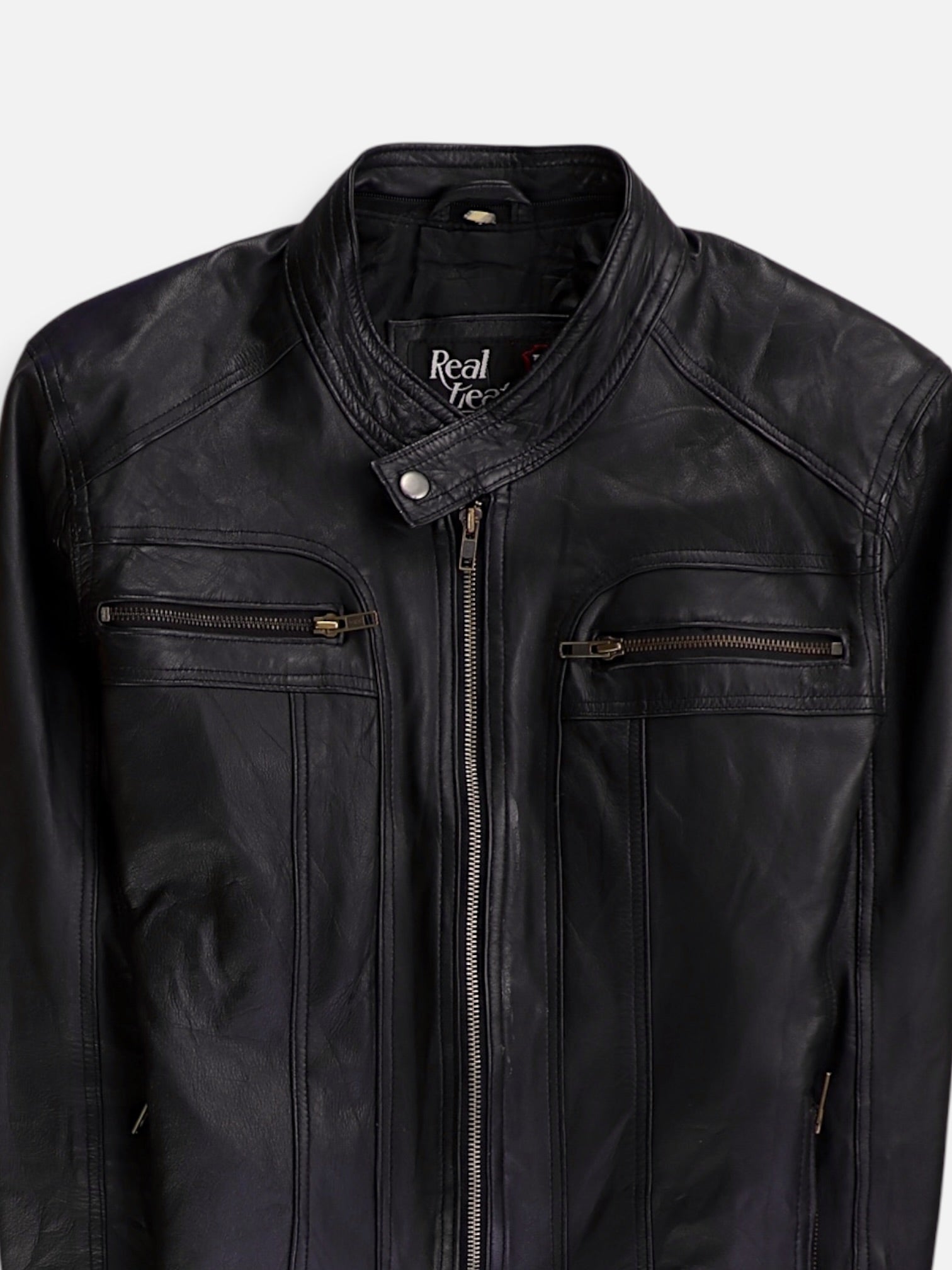 Chaqueta Cuero Basic - Hombre - Medium