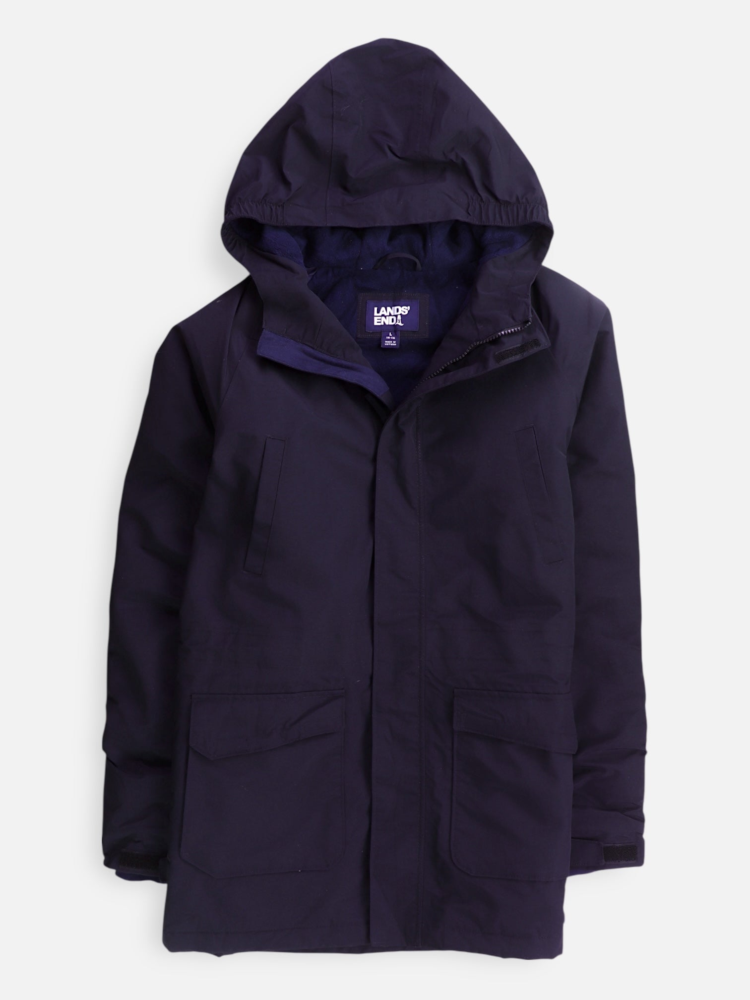LANDS END Chaqueta Cazadora Impermeable - Niño - Large - 14-16Y (Años)