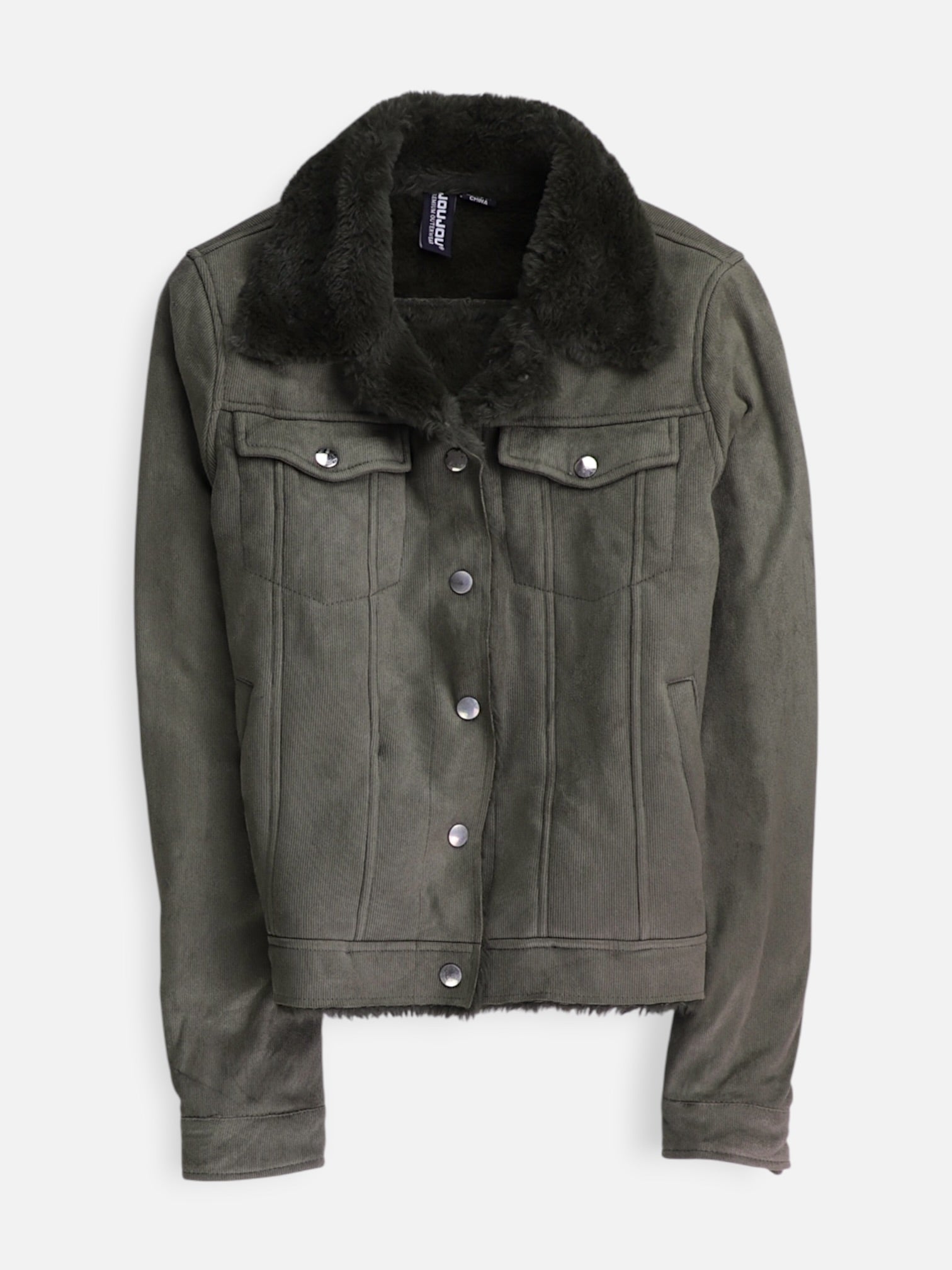 Chaqueta Sherpa Trucker Corduroy - Mujer - Small