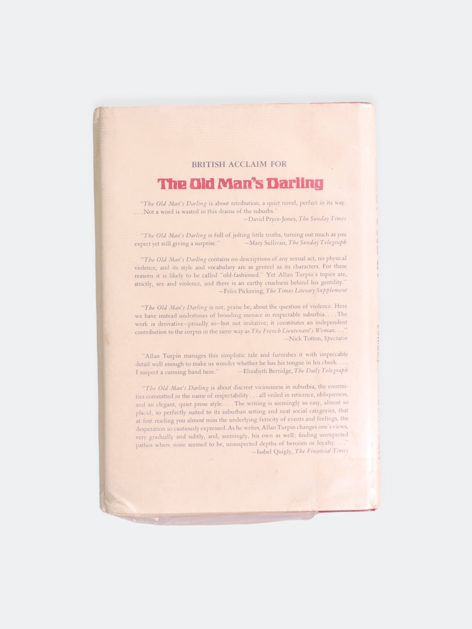 Libro The Old man’s darling by Allan Turpin