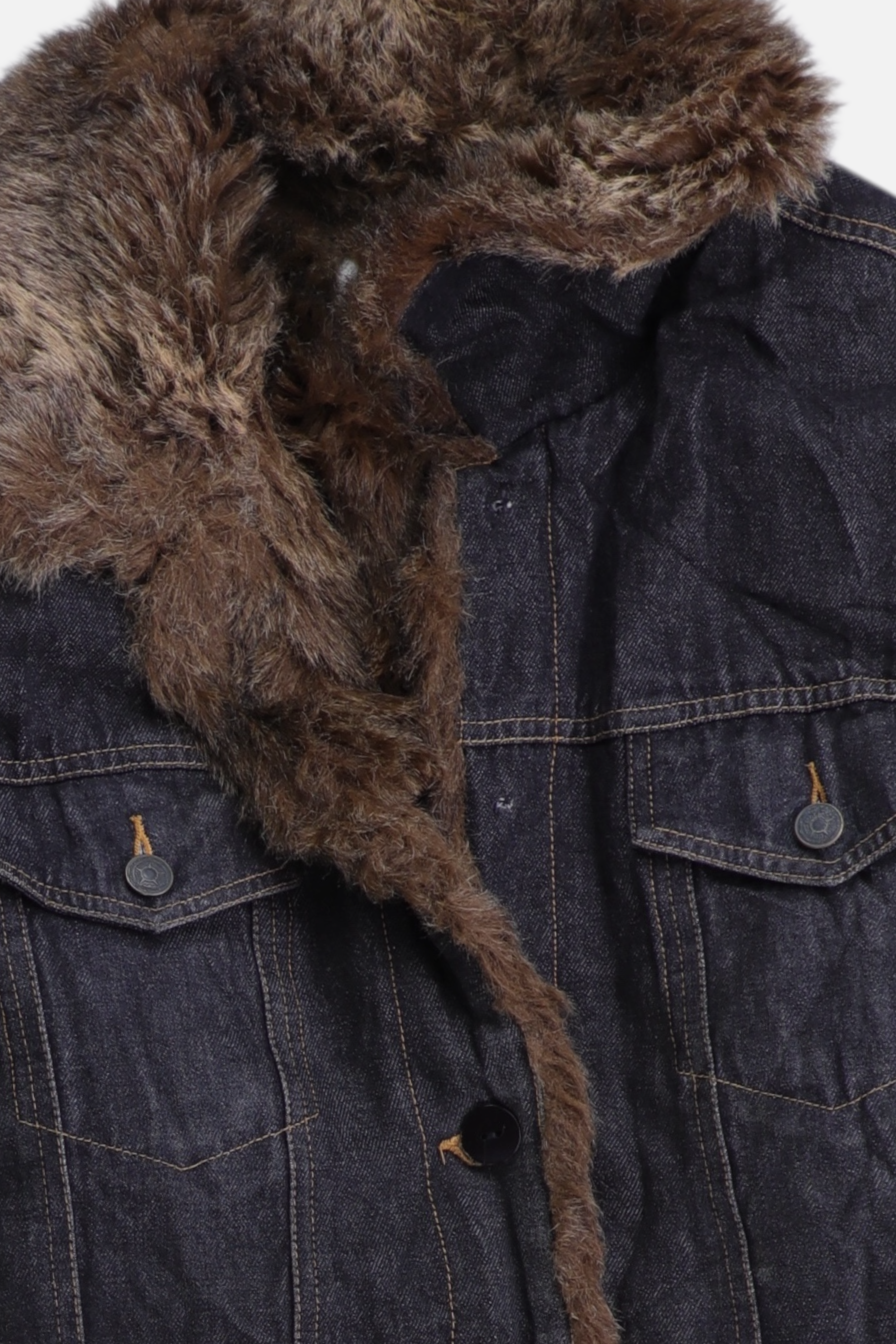 Chaqueta Sherpa Trucker Denim - Mujer - XL