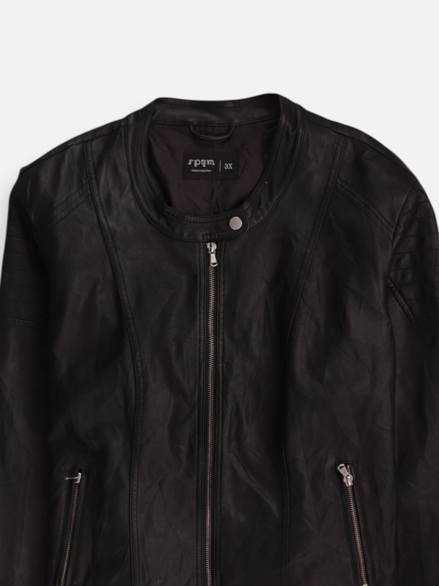 Chaqueta Casual Cuero - Mujer - 3XL