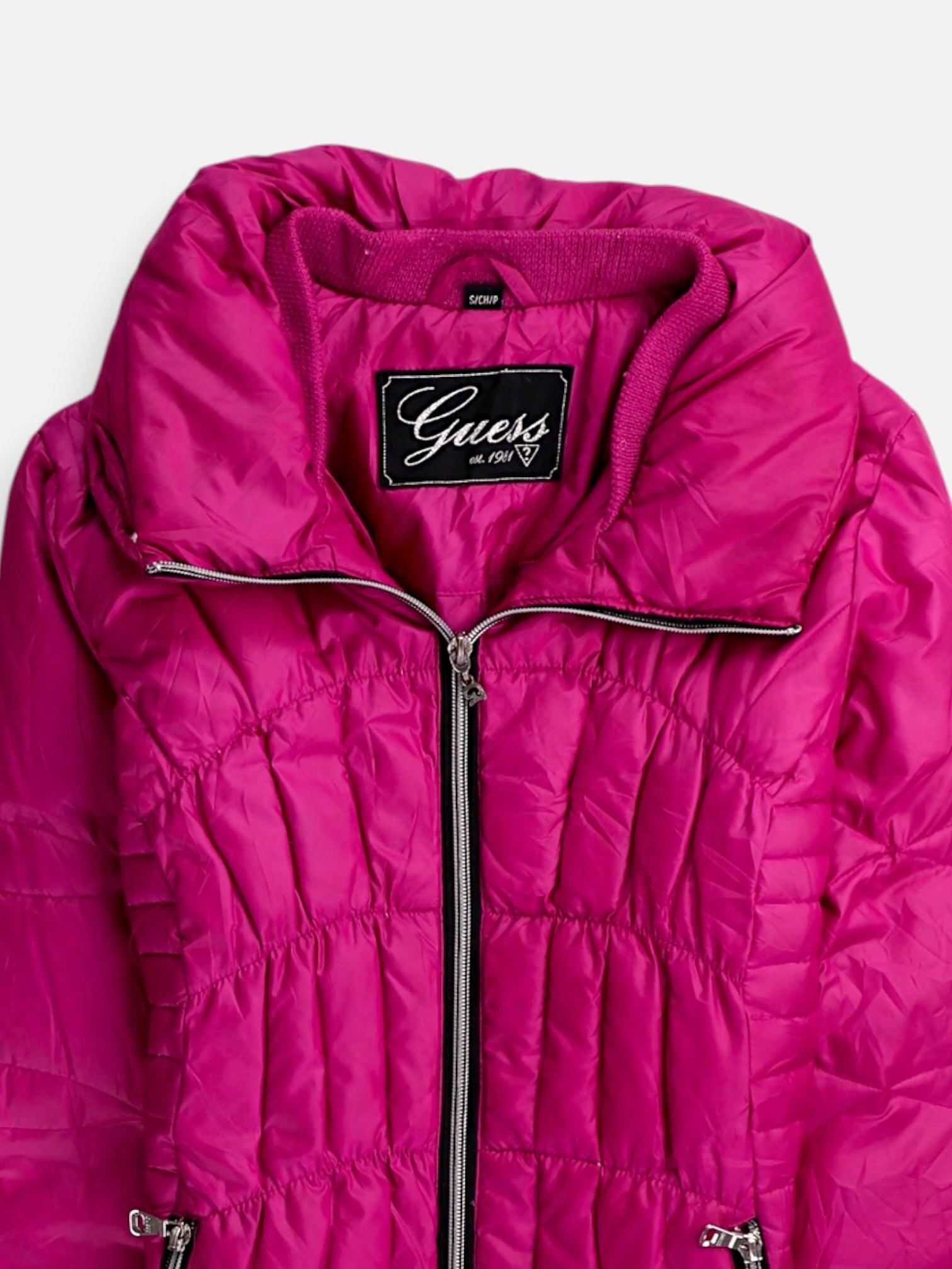 Guess Chaqueta Puffer Impermeable - Mujer - Small