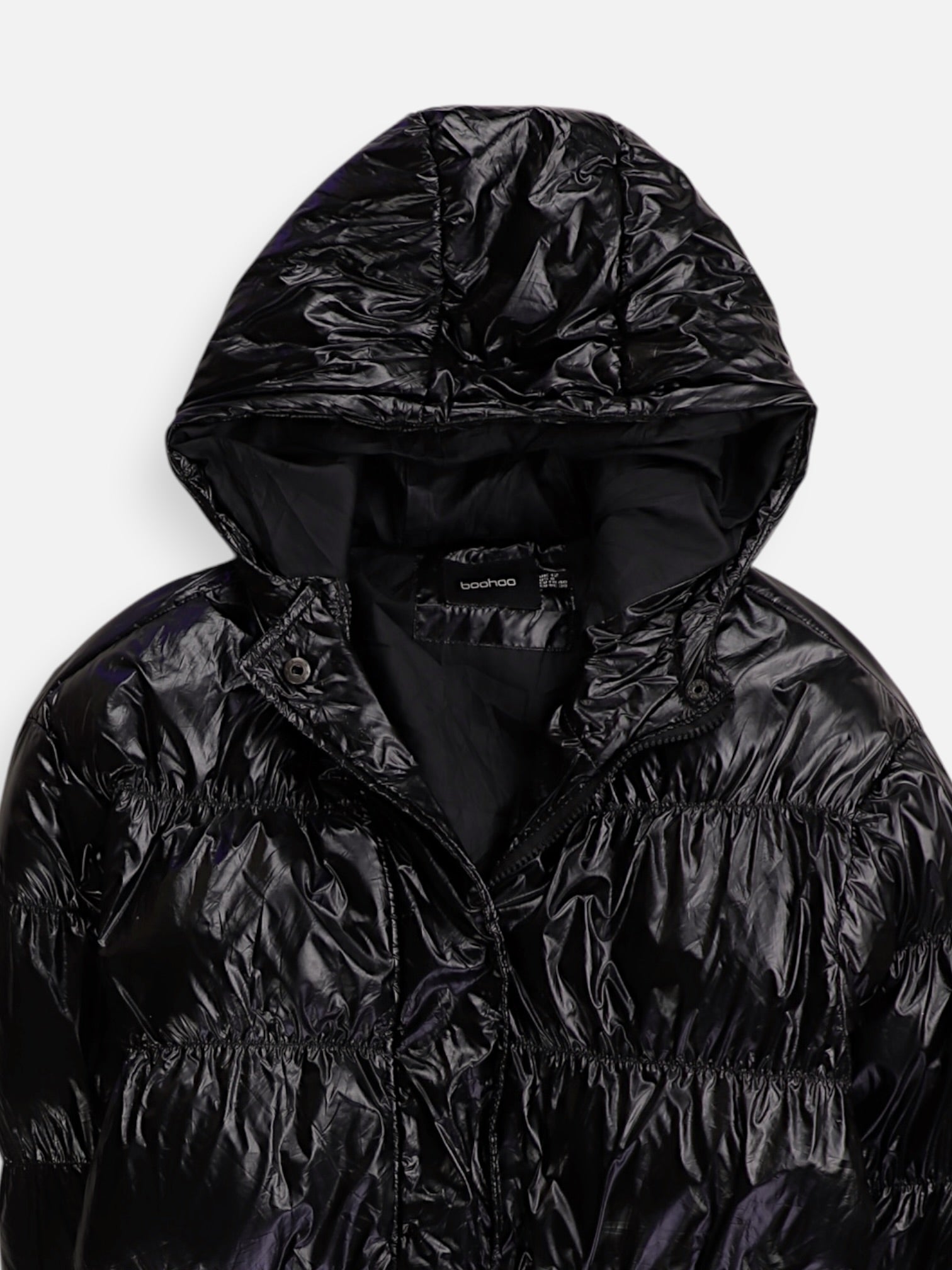 BOOHOO Chaqueta Puffer Impermeable - Mujer - 8