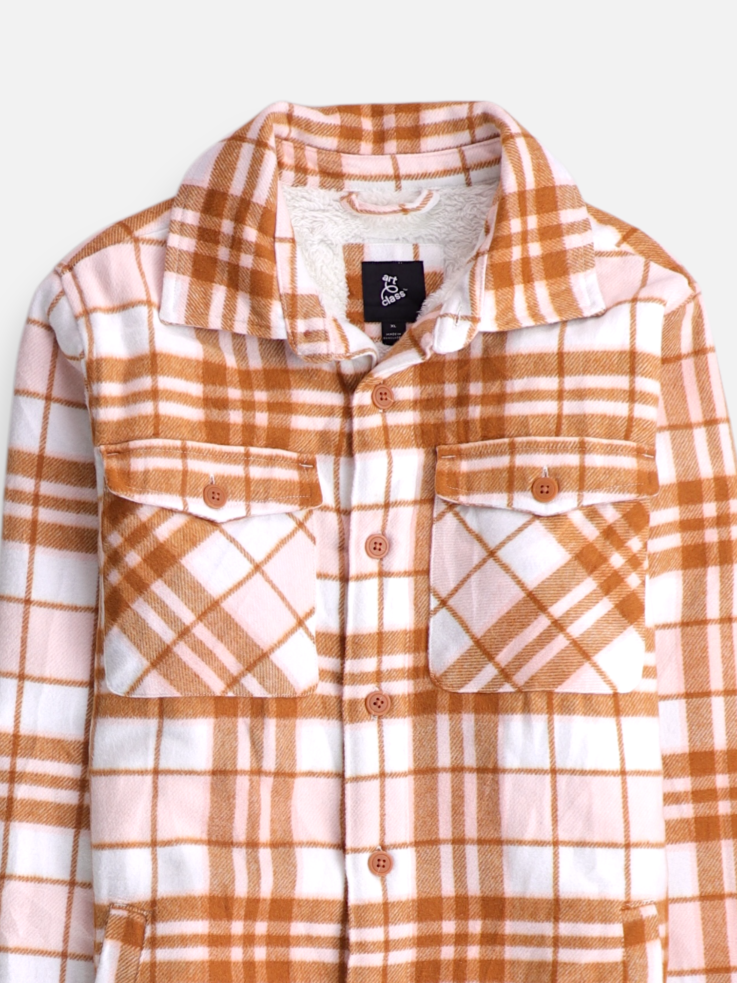 Chaqueta Sobrecamisa Color Block - Niña - XL - 13-15Y (Años)