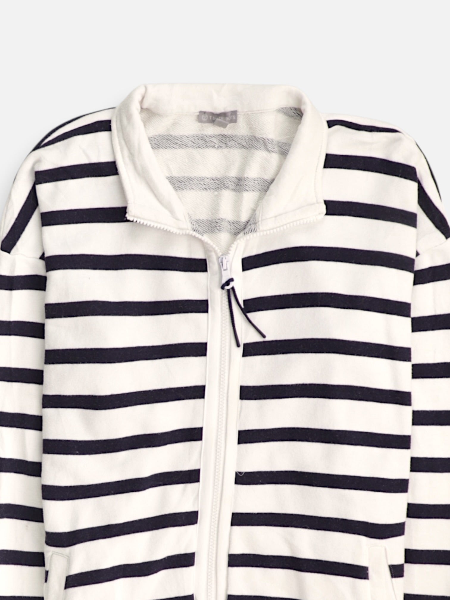 TALBOTS Sudadera Fleece Color Block - Mujer - Medium