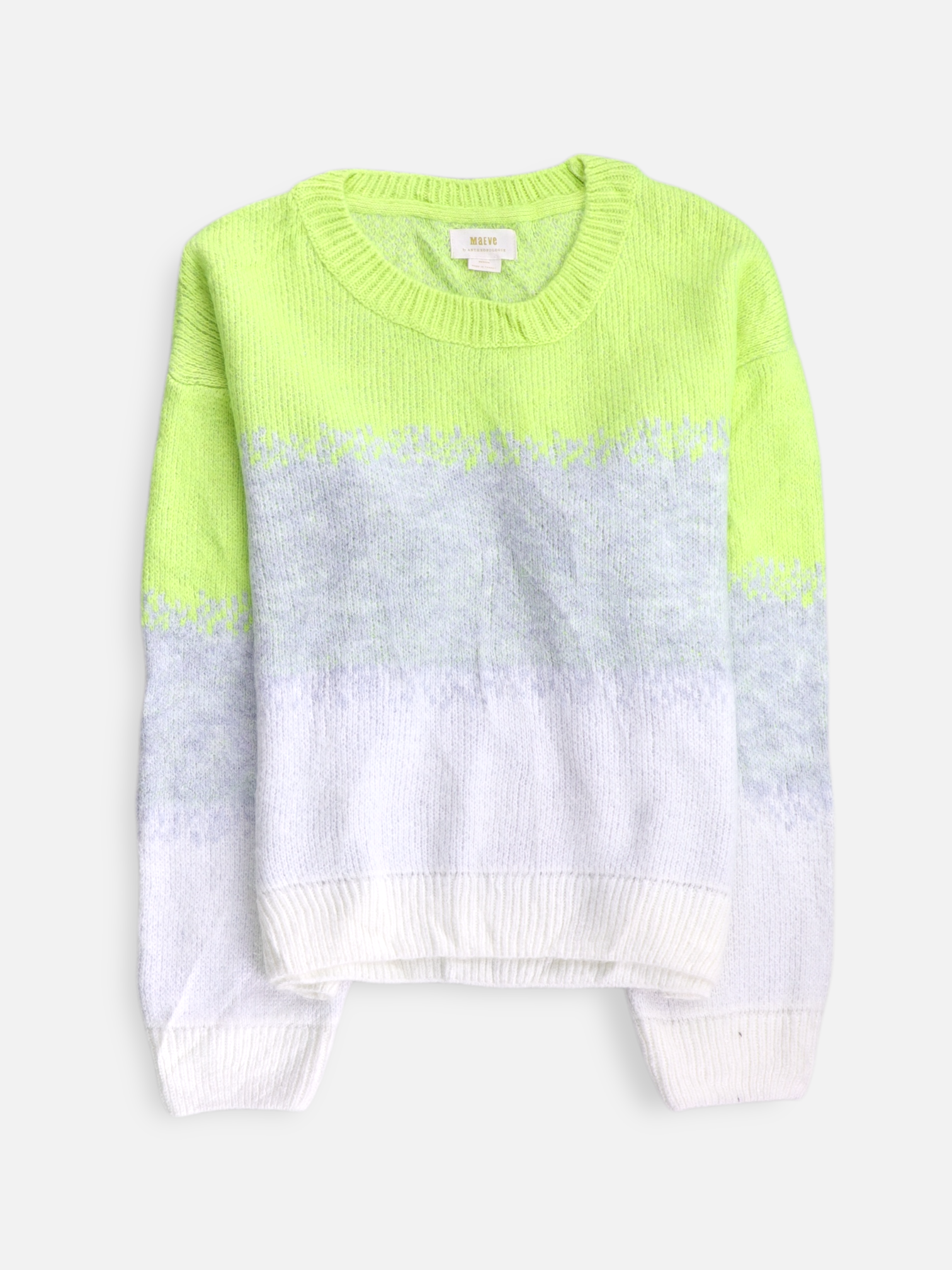 Sueter Knit Color Block - Mujer - Medium