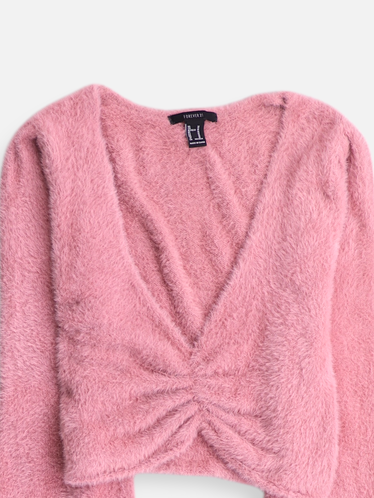 Forever 21 Sueter Knit Crop Top - Mujer - Medium