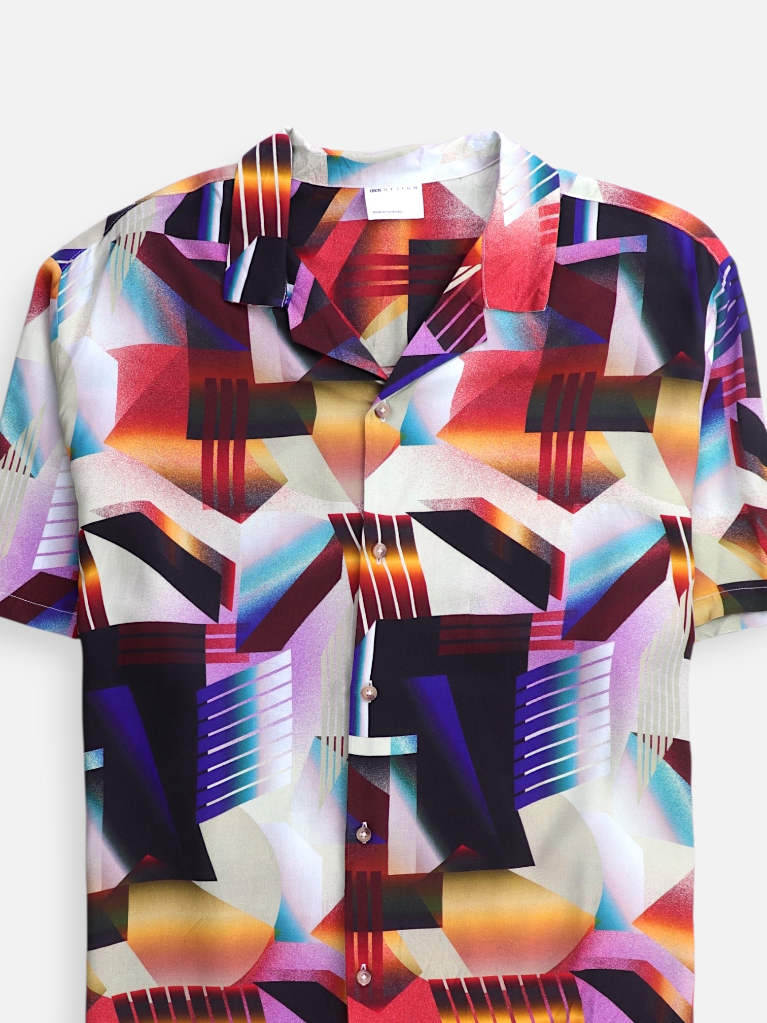 ASOS Camisa Color Block - Hombre - 2XL