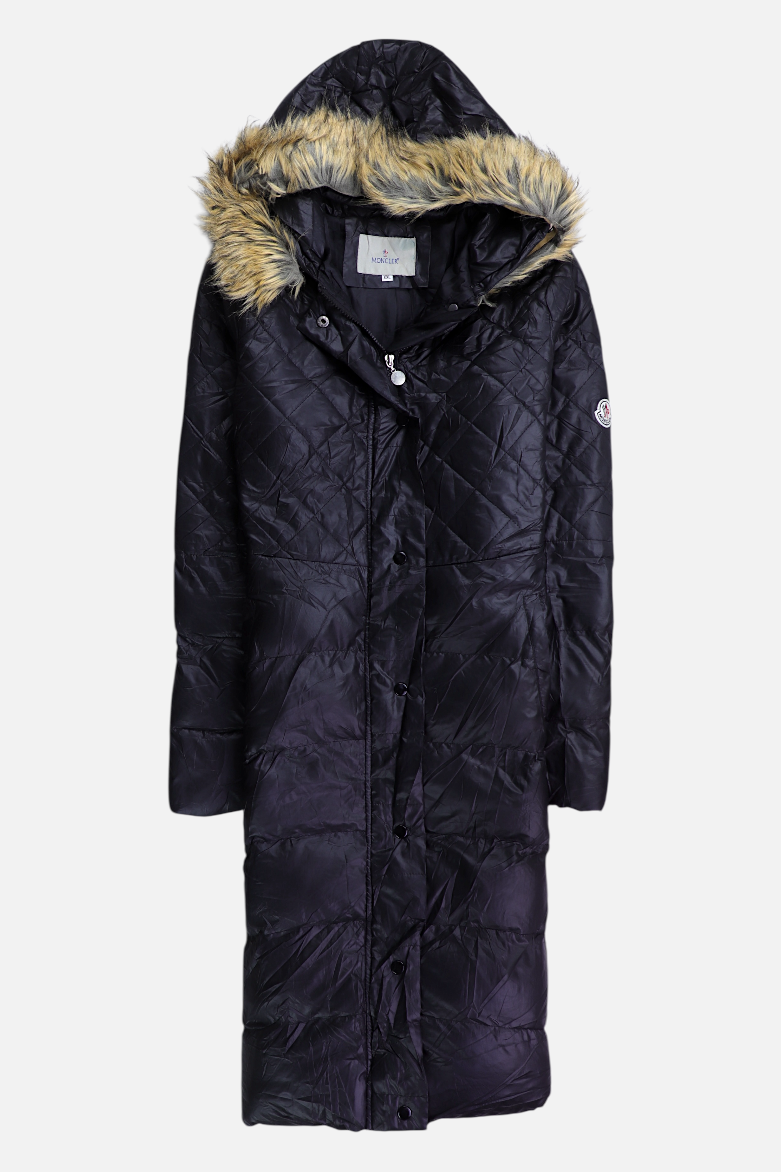 MONCLER Dupe Abrigo Impermeable Puffer - Mujer - 2XL