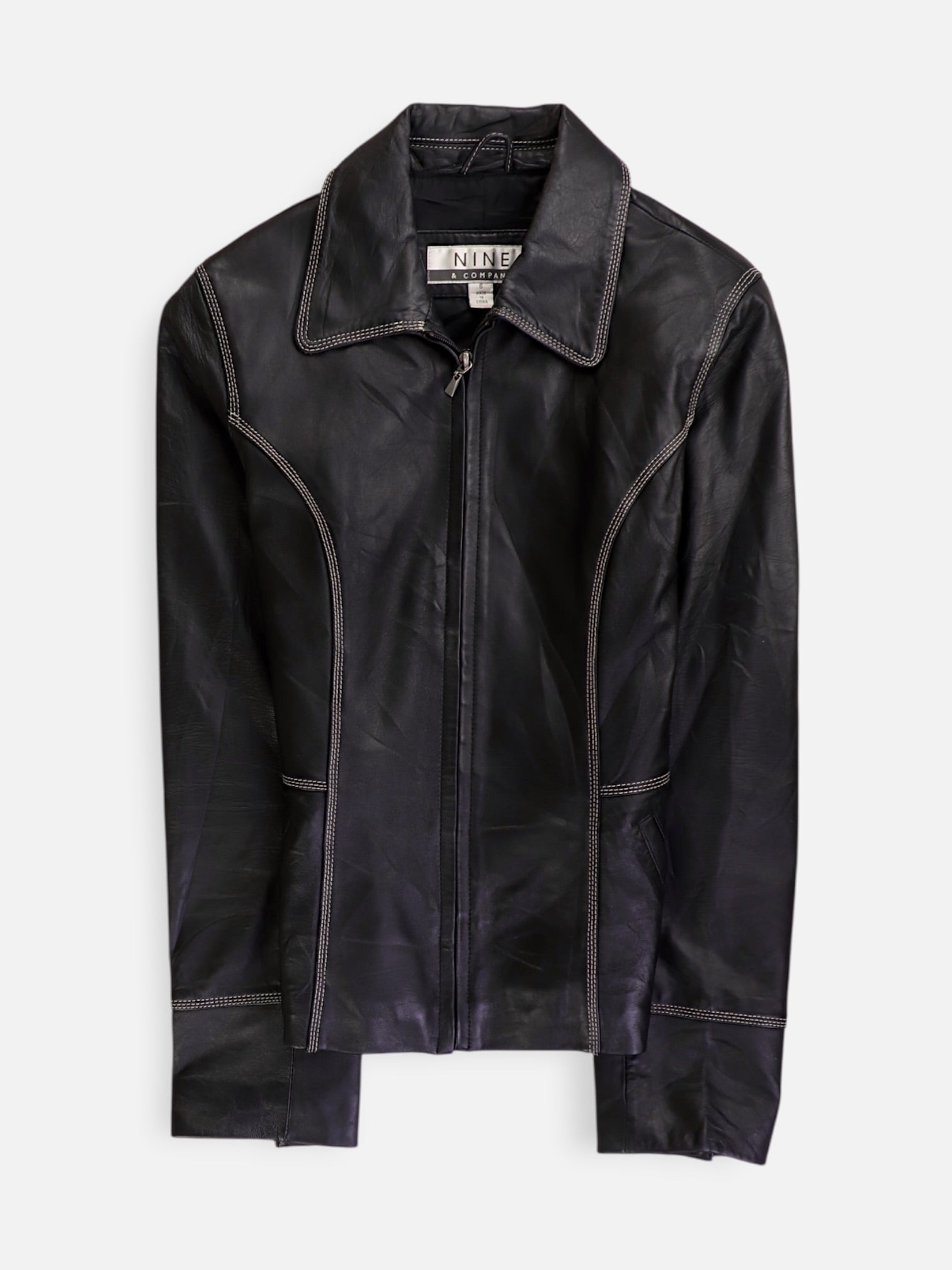 Chaqueta Casual Cuero - Mujer - Small