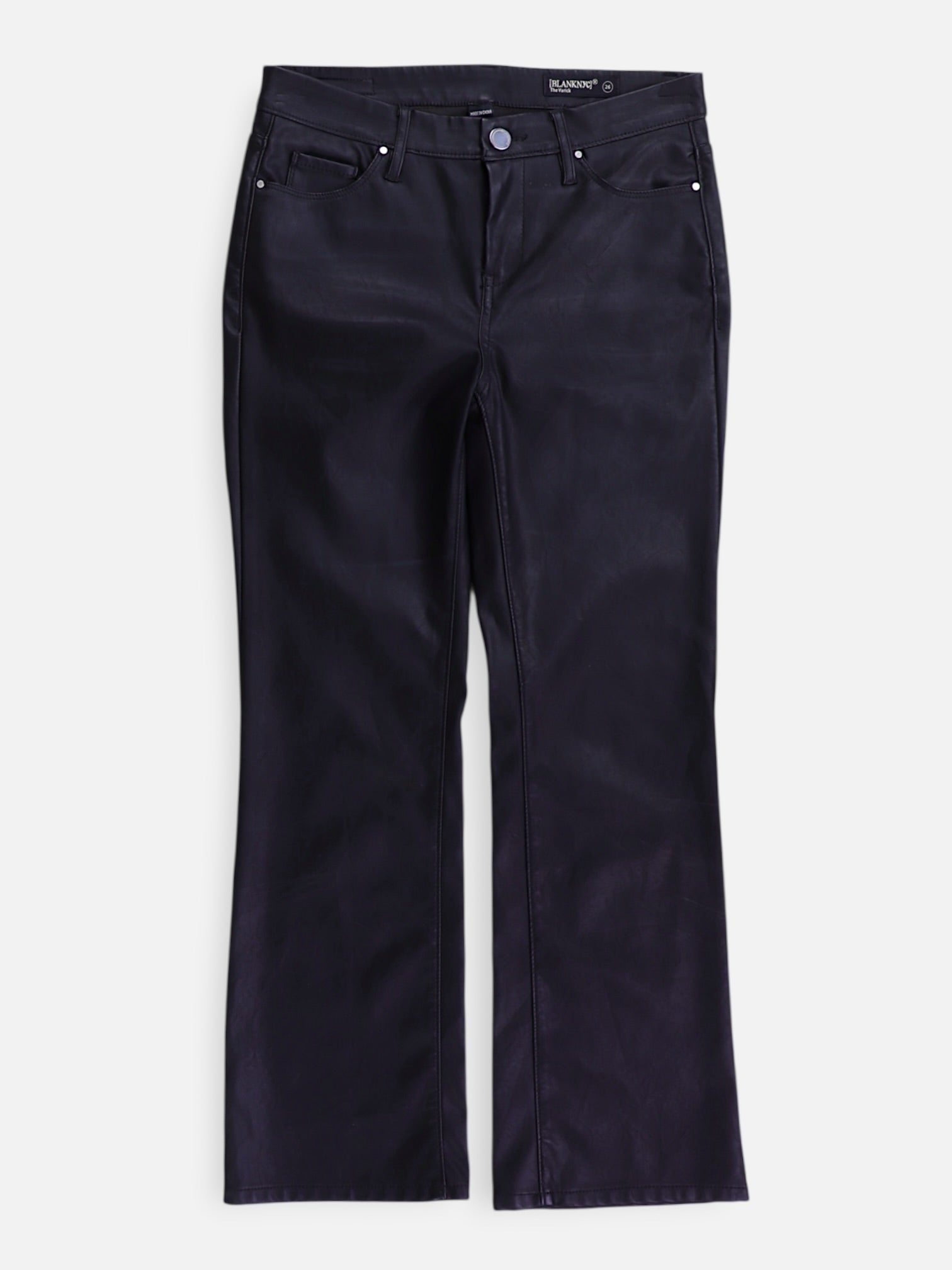 Pantalon Regular Fit Cuero - Mujer - 26'