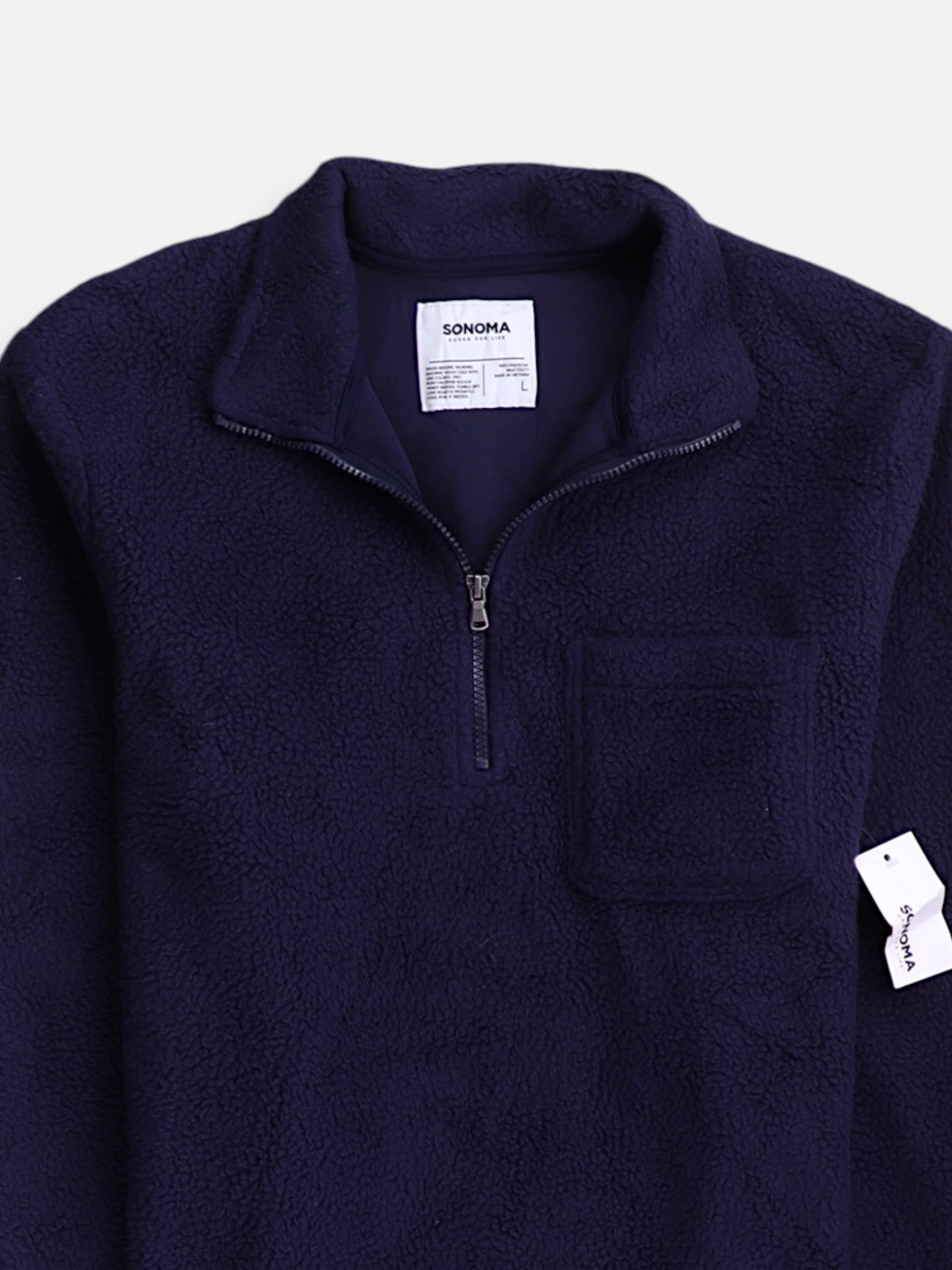 SONOMA Sueter Fleece Casual - Hombre - Large