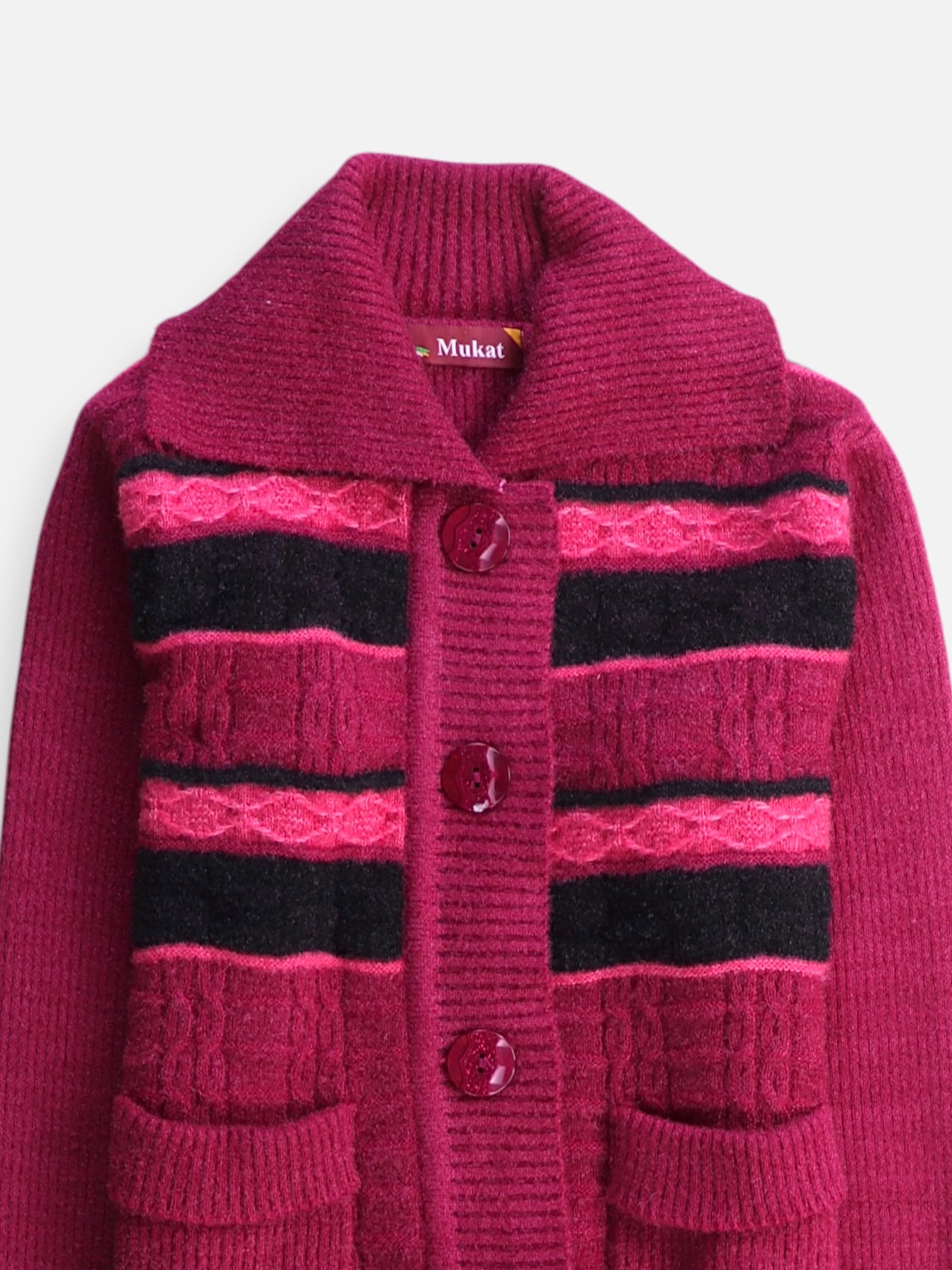Sueter Knit Color Block - Mujer - XS