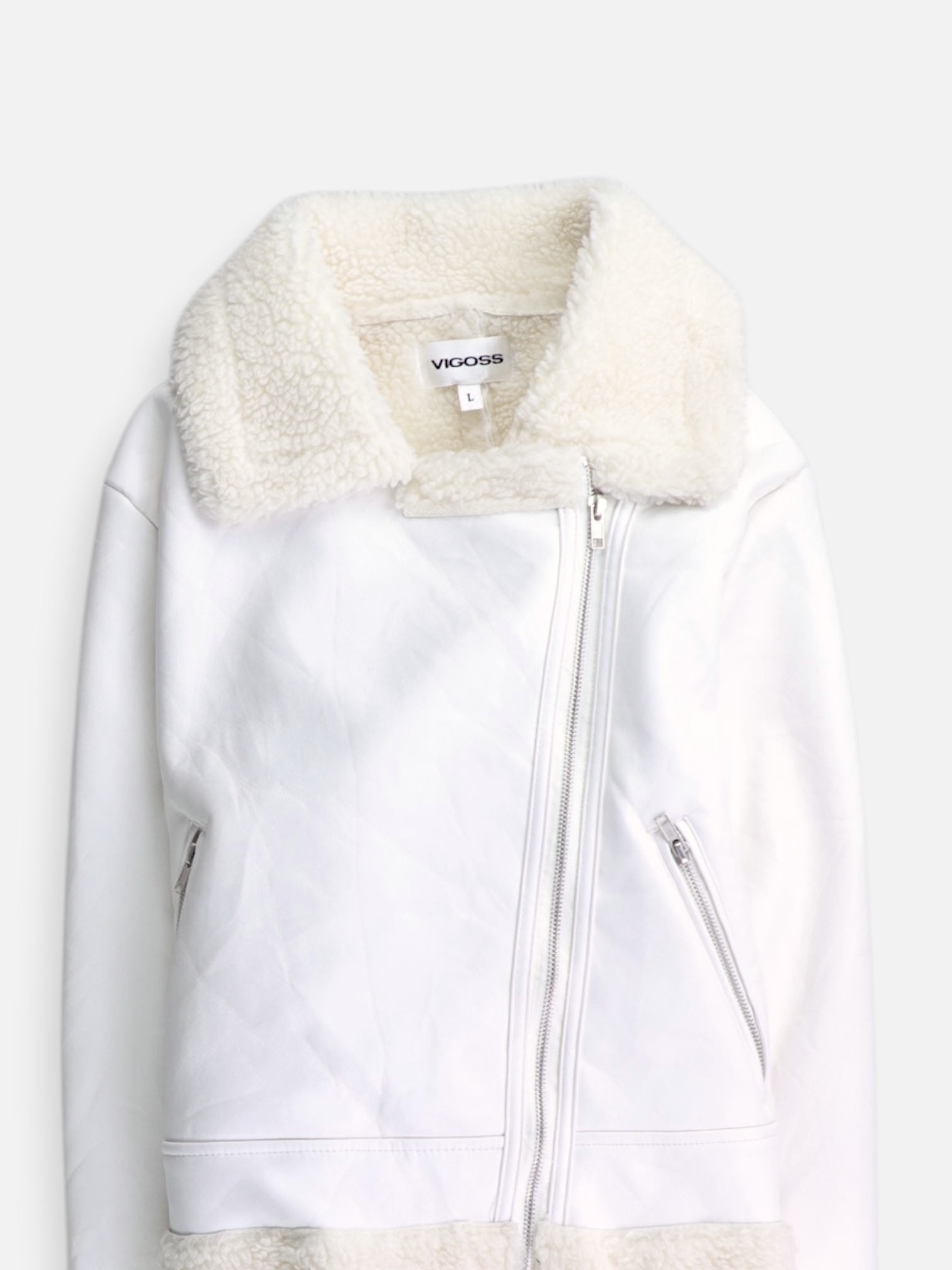Chaqueta Aviator Cuero - Mujer - Large