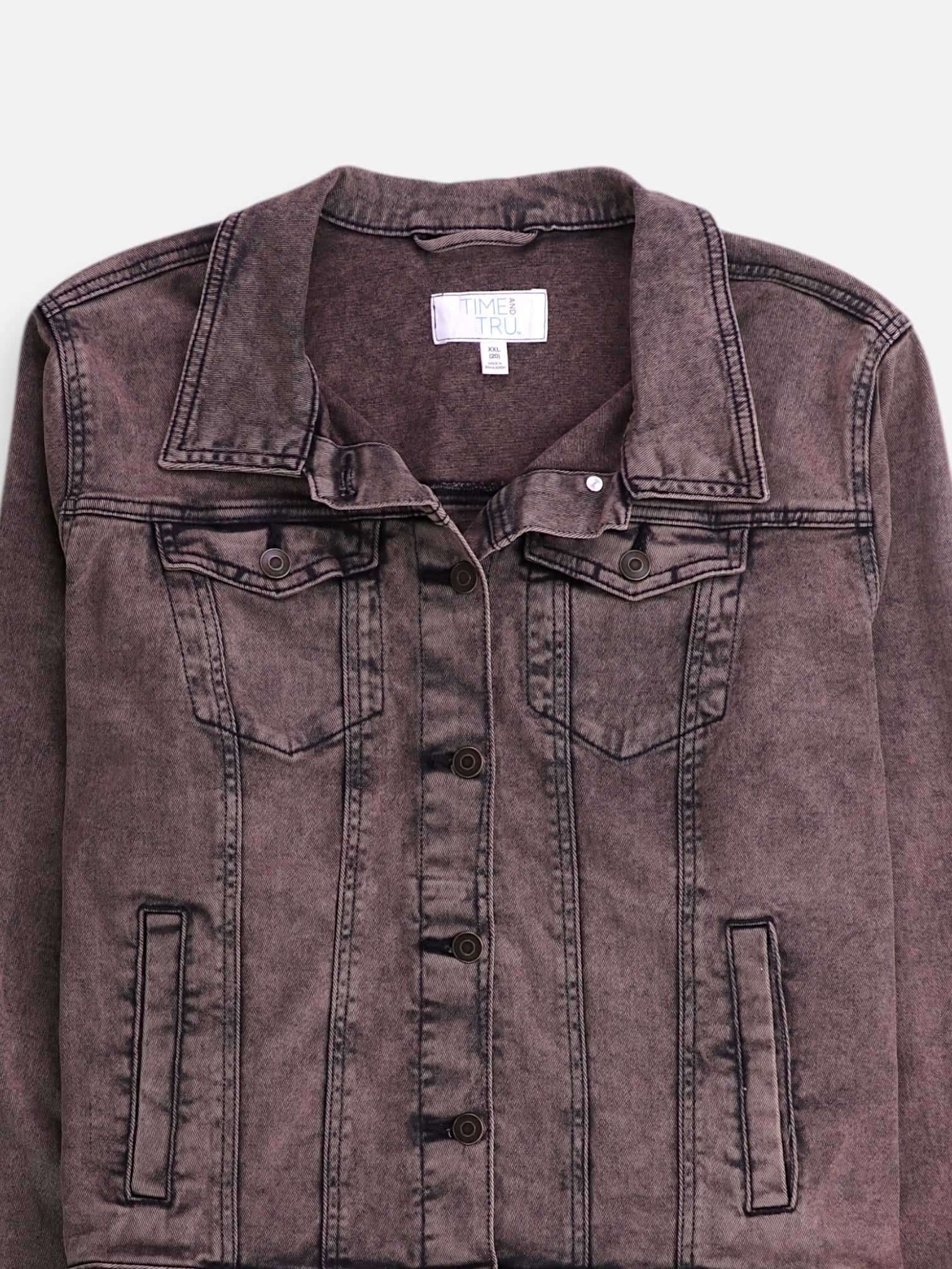 TIME THRU Chaqueta Denim Basic - Niña - 2XL - 18-20Y (Años)