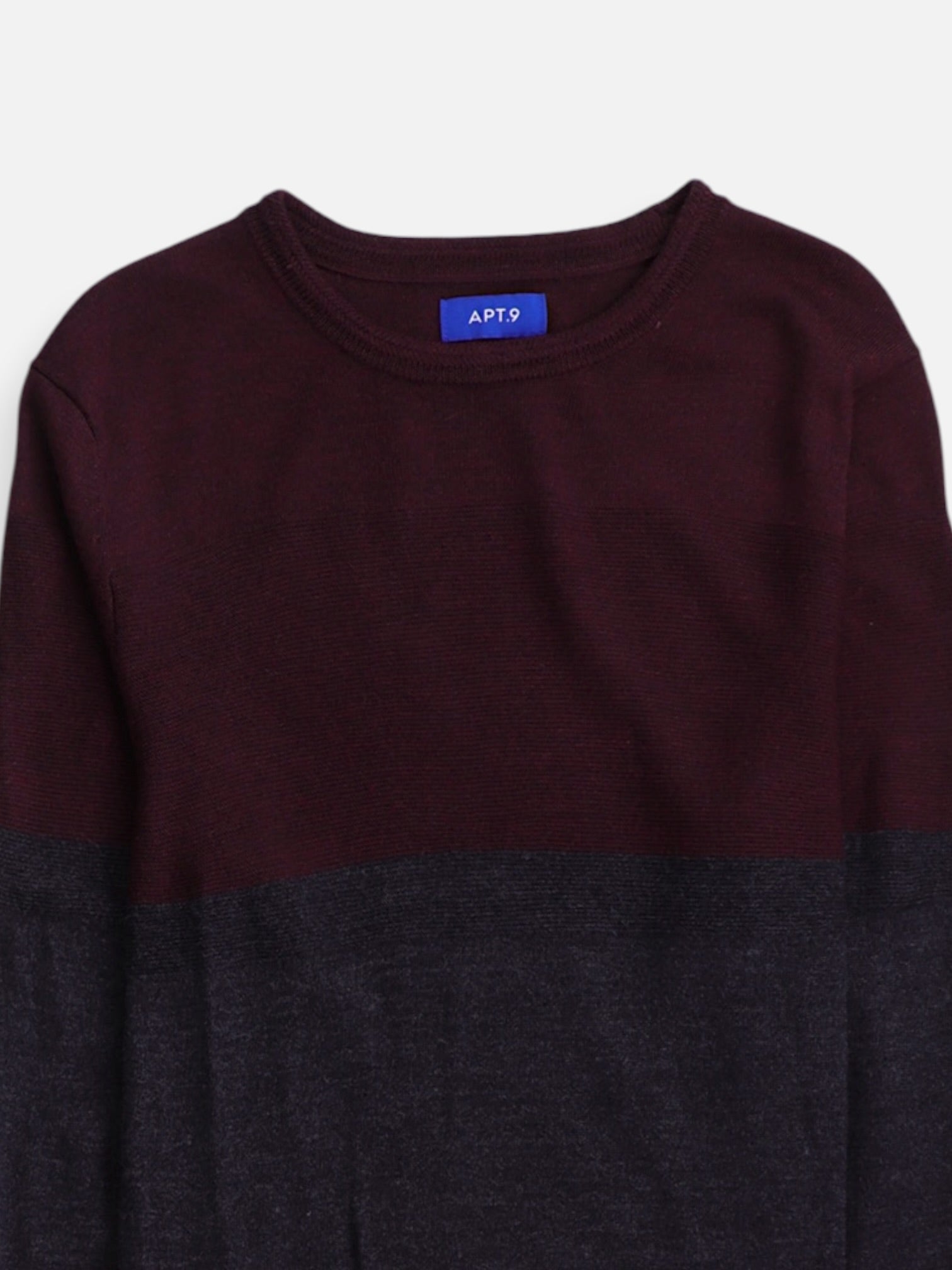 APT.9 Sueter Knit Color Block - Mujer - Small