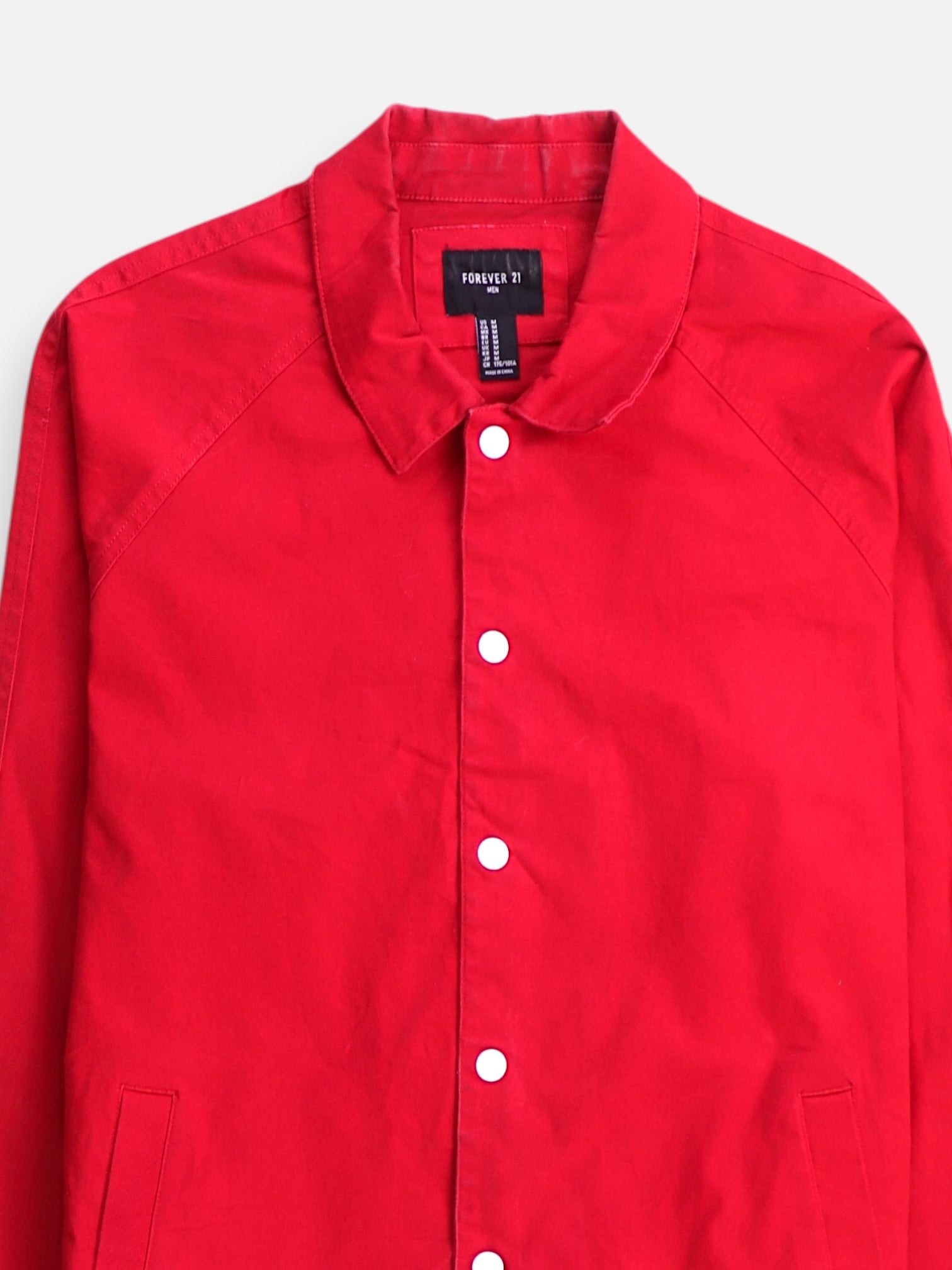 Forever 21 Chaqueta Denim Basic - Hombre - Medium