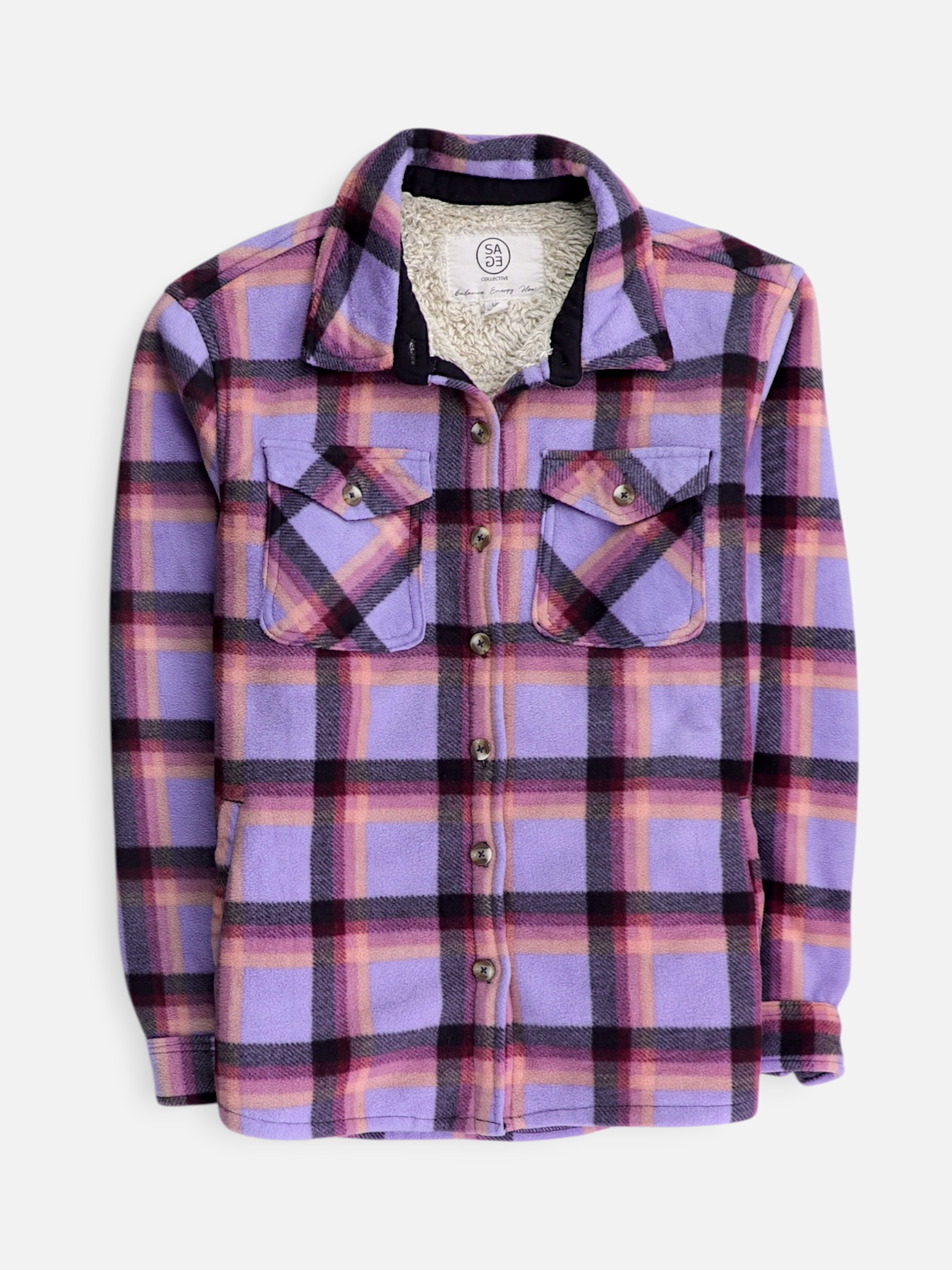 Chaqueta Sobrecamisa Plaid Types - Mujer - Large