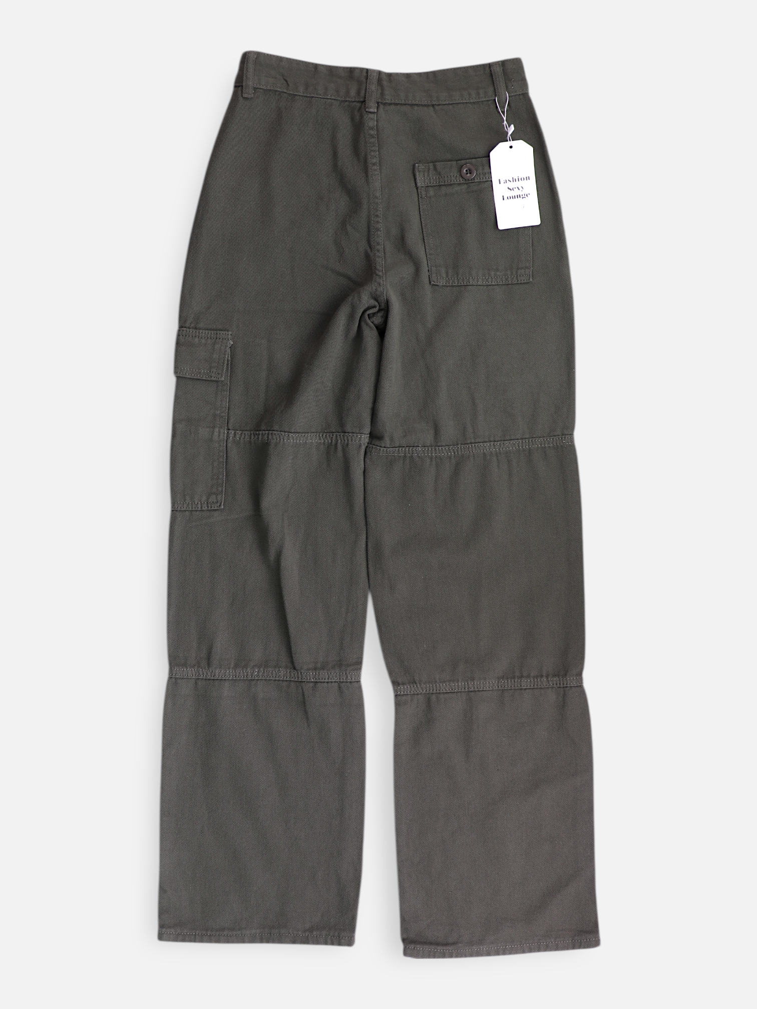 Pantalon Regular Fit Cargo - Mujer - Small