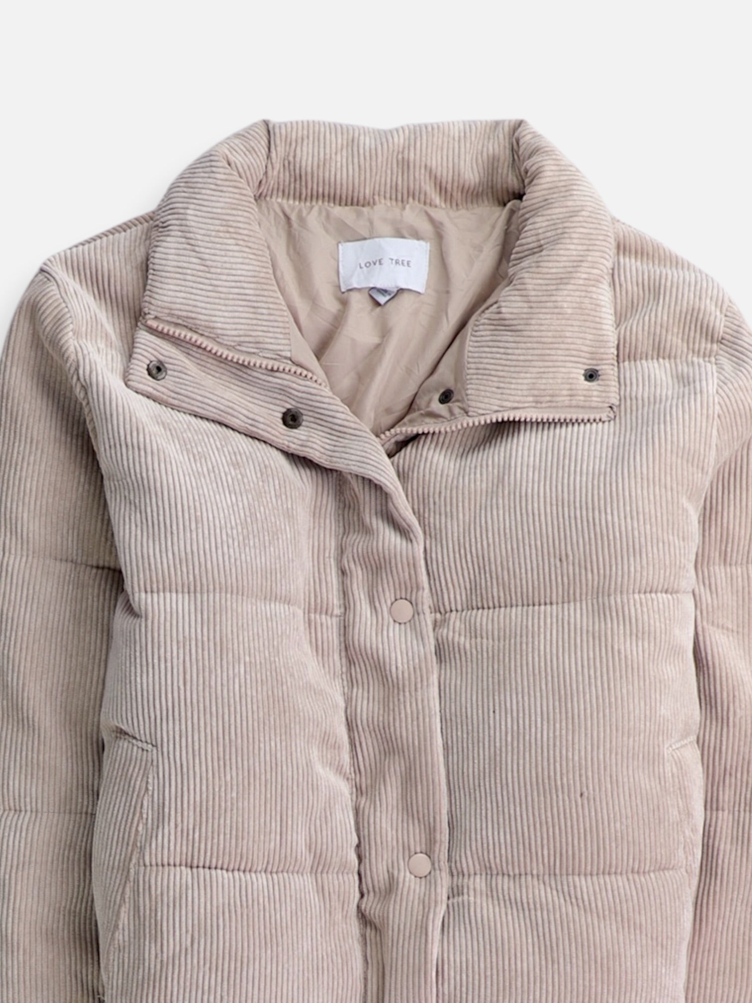 LOVE TREE Chaqueta Puffer Corduroy - Mujer - Large
