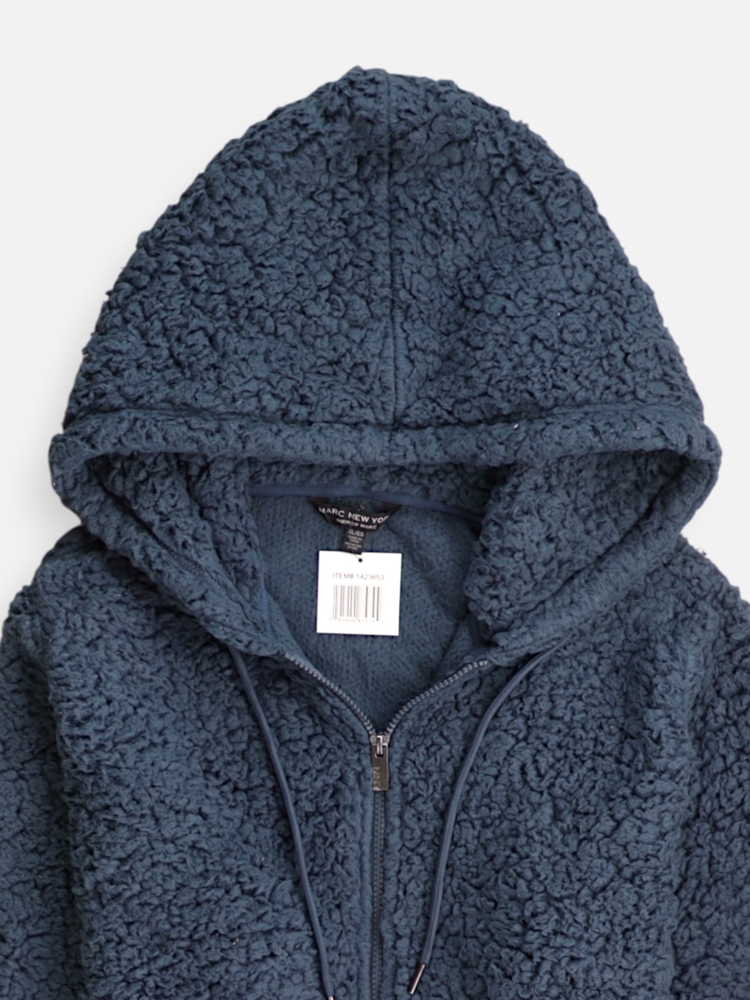 ANDREW MARC Sudadera Hoodie Teddy - Mujer - XL