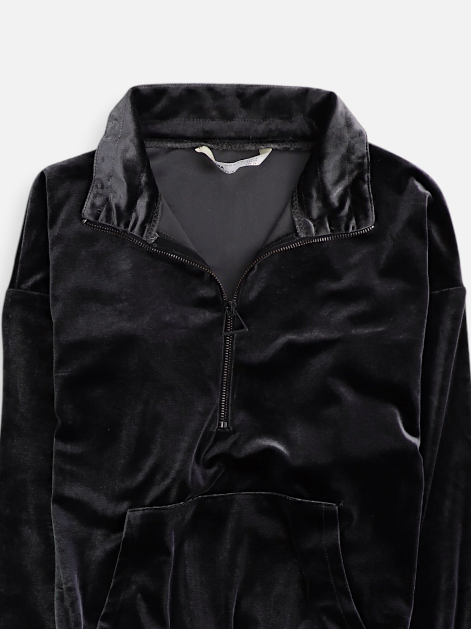 ZARA Sudadera Fleece Basic - Mujer - XS