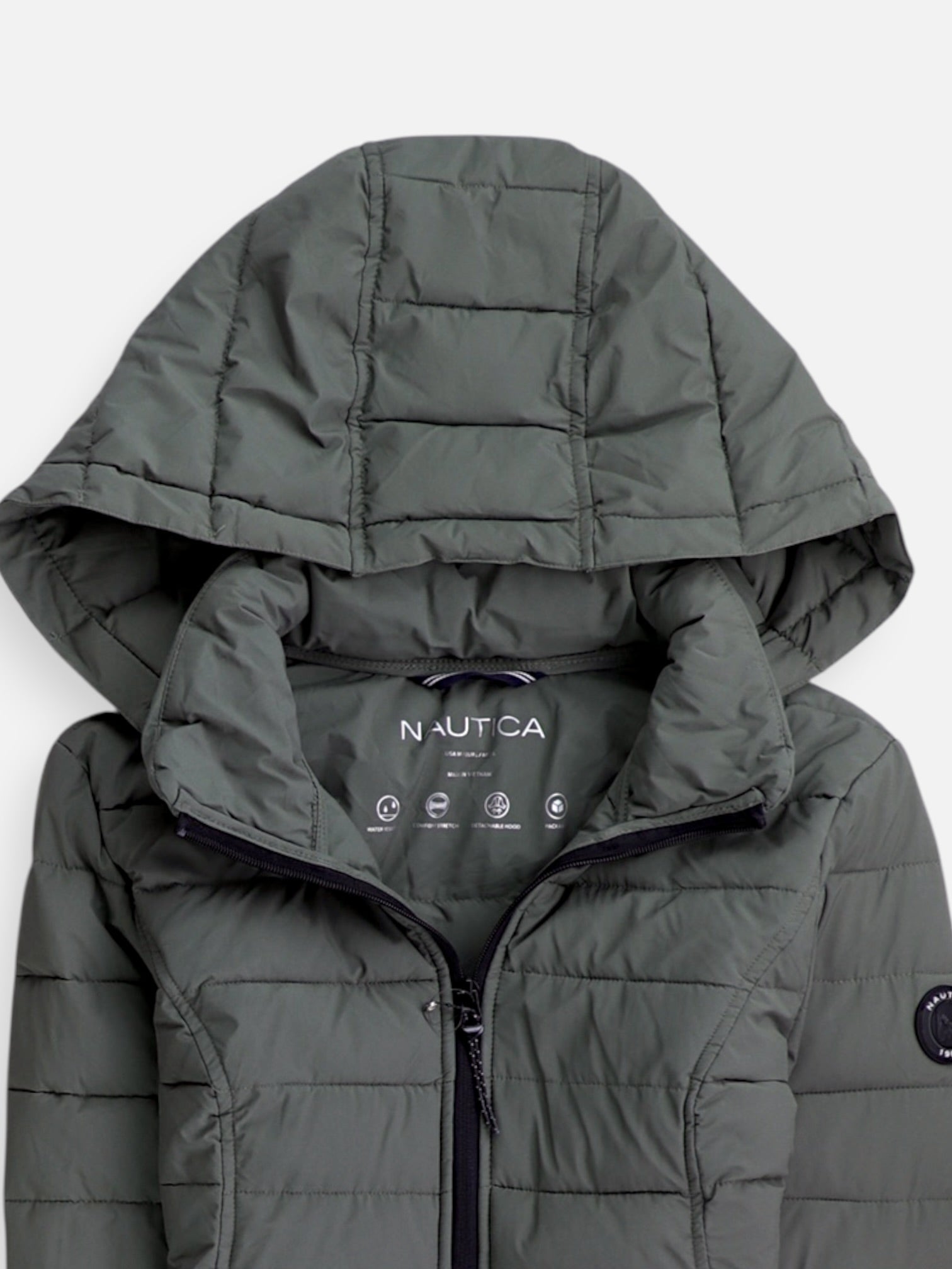 Nautica Chaqueta Puffer Impermeable - Mujer - Medium