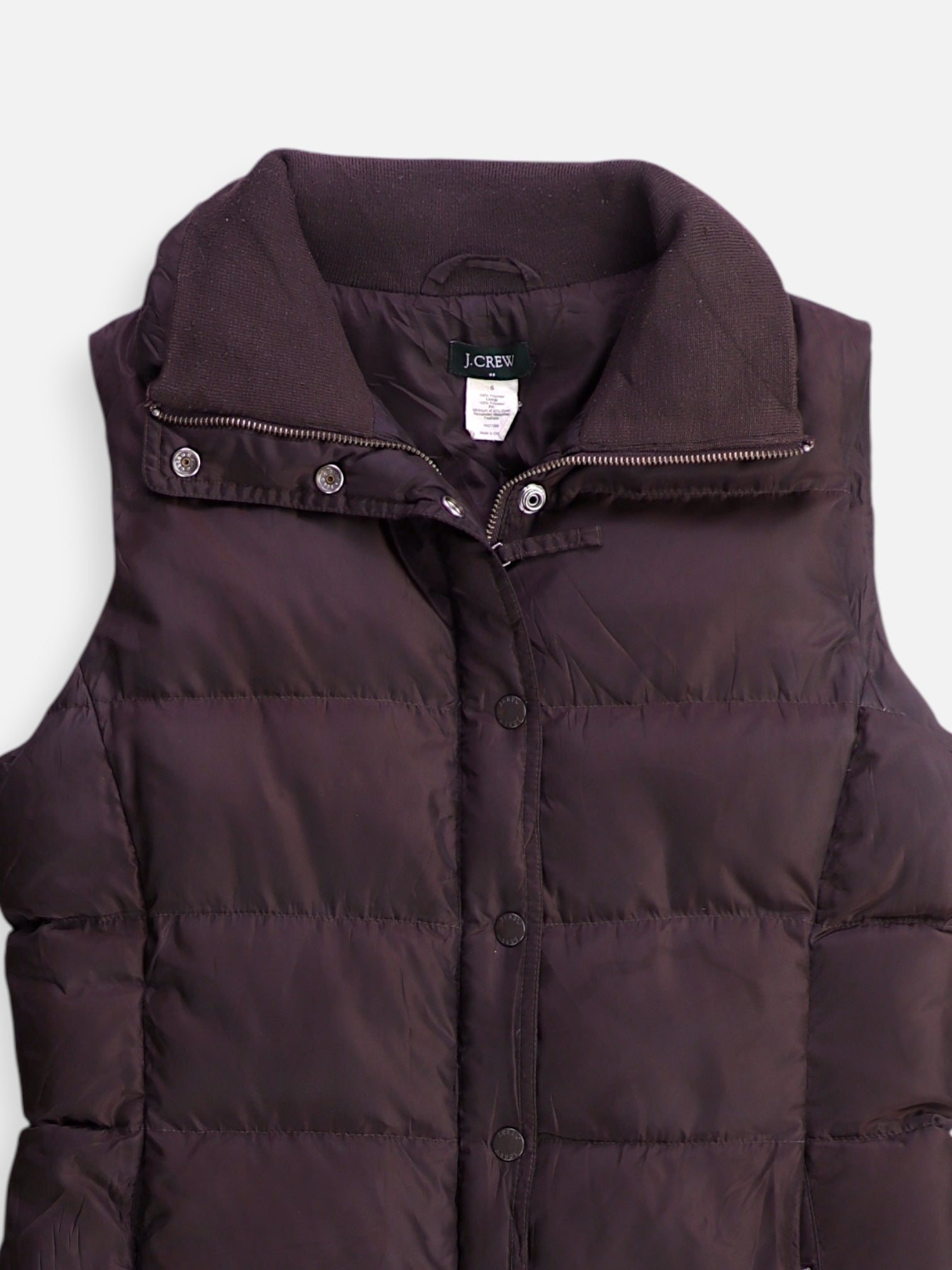 J CREW Chaleco Puffer - Mujer - Small