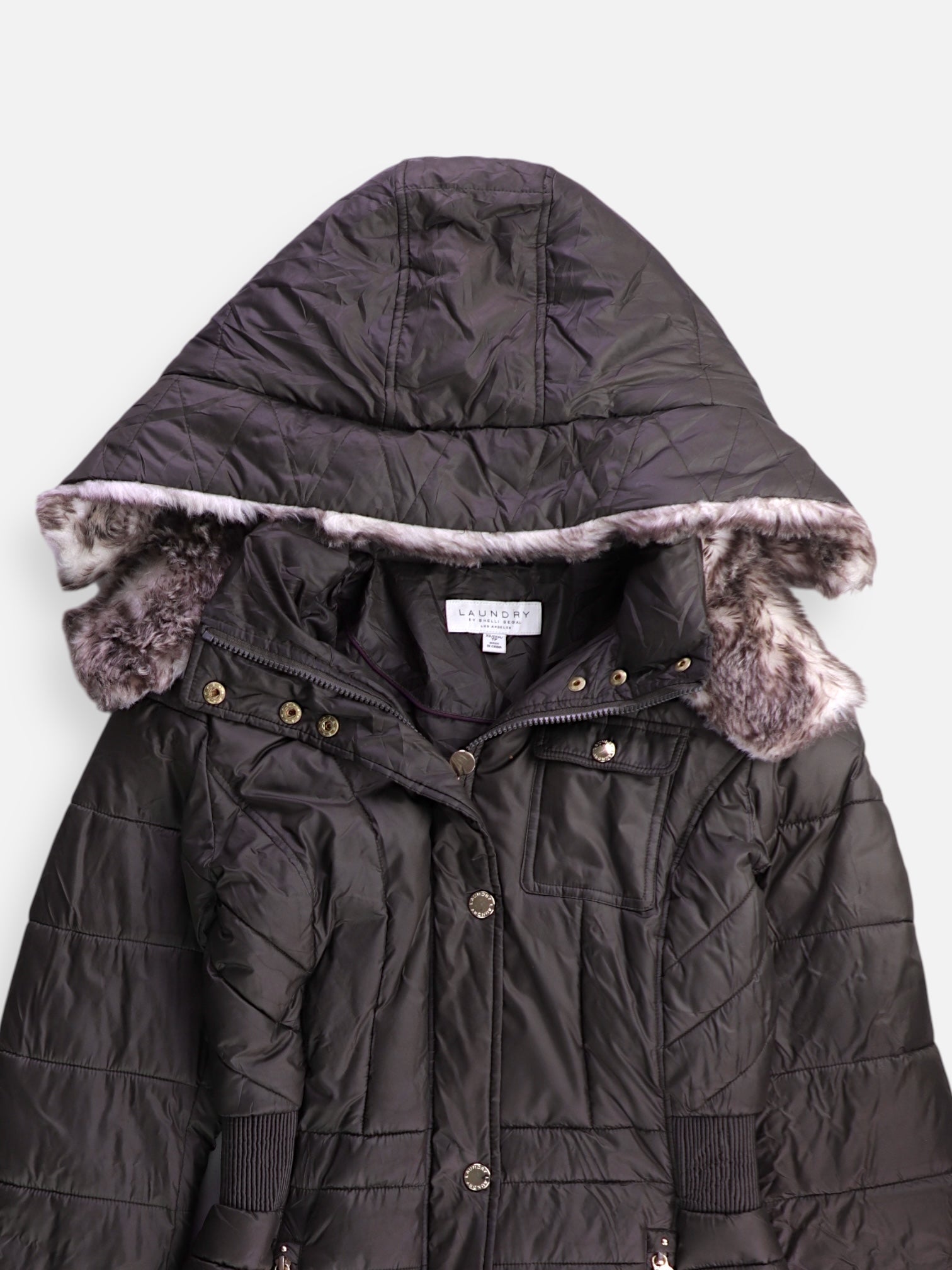 Laundry by Shelli Segal Abrigo Impermeable Puffer - Mujer - XS