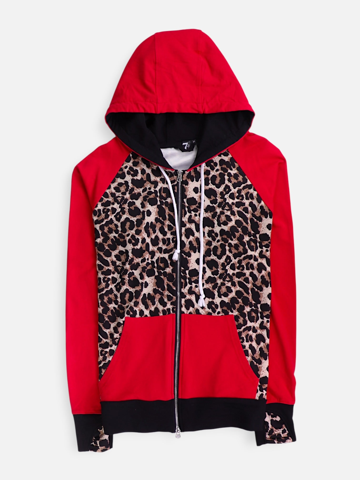 Sudadera Hoodie Color Block - Mujer - 2XL