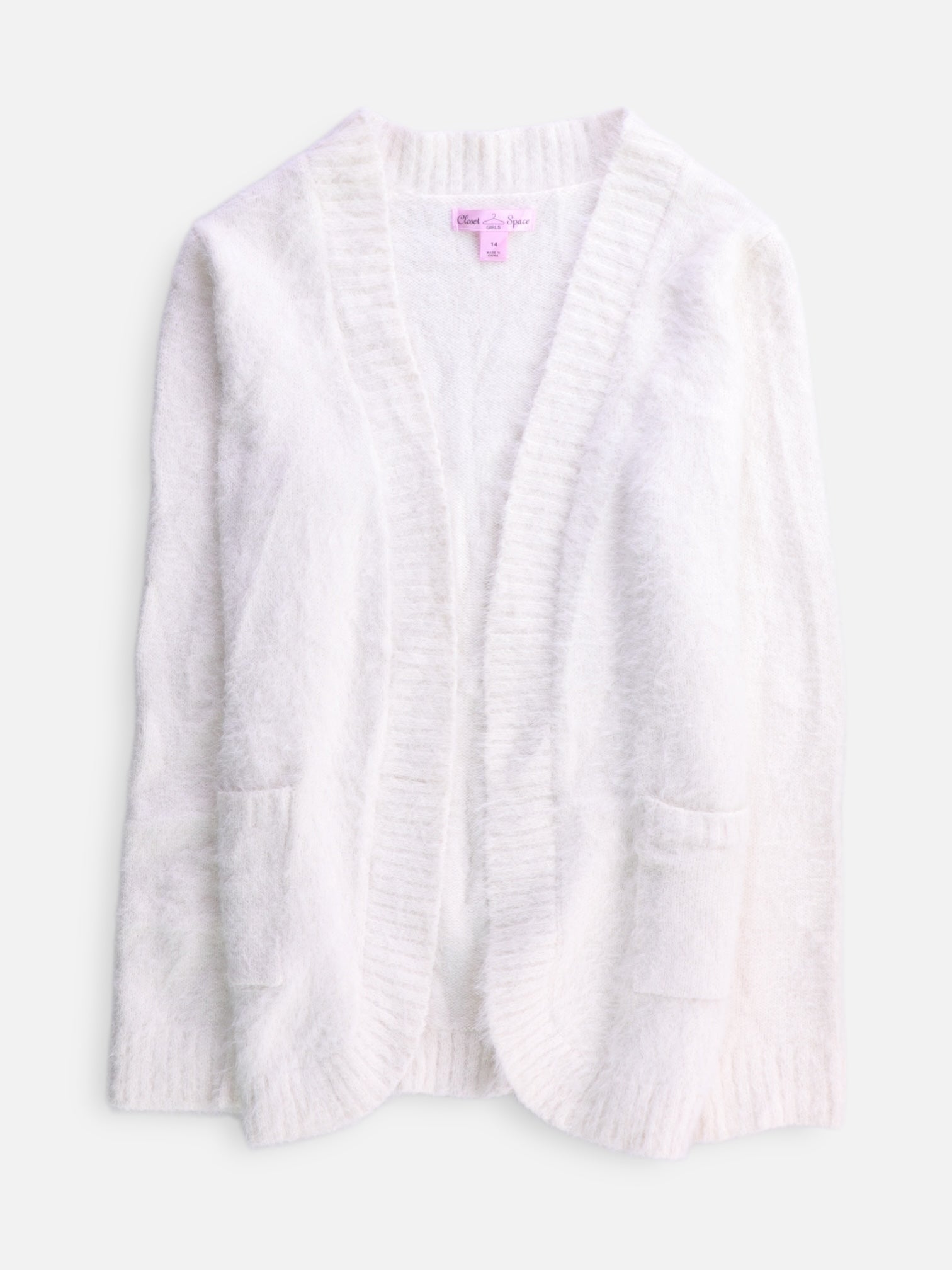 Sueter Cardigan Casual - Niña - Small - 13-14Y (Años)