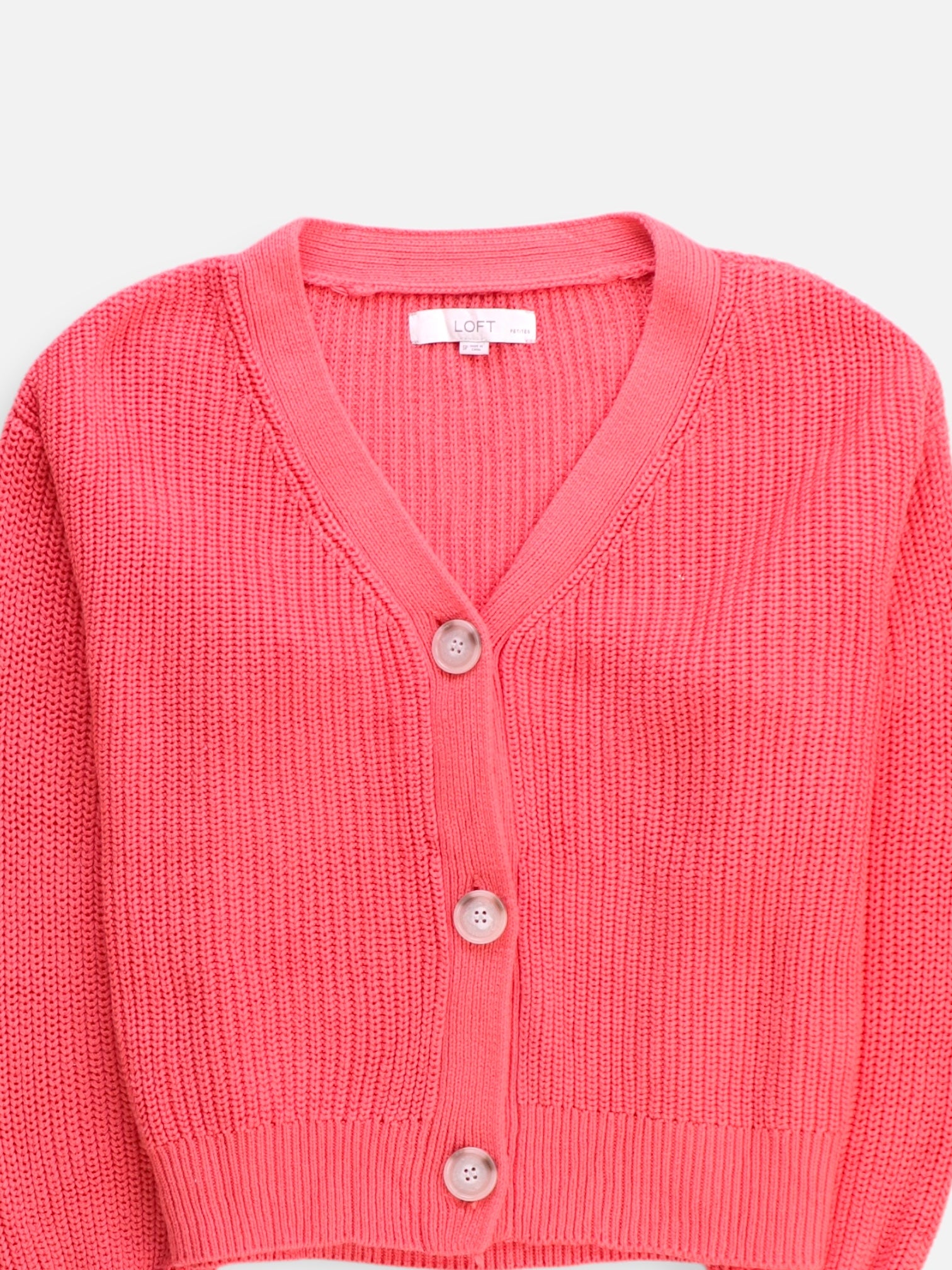 LOFT Sueter Cardigan Casual - Mujer - S PETITE