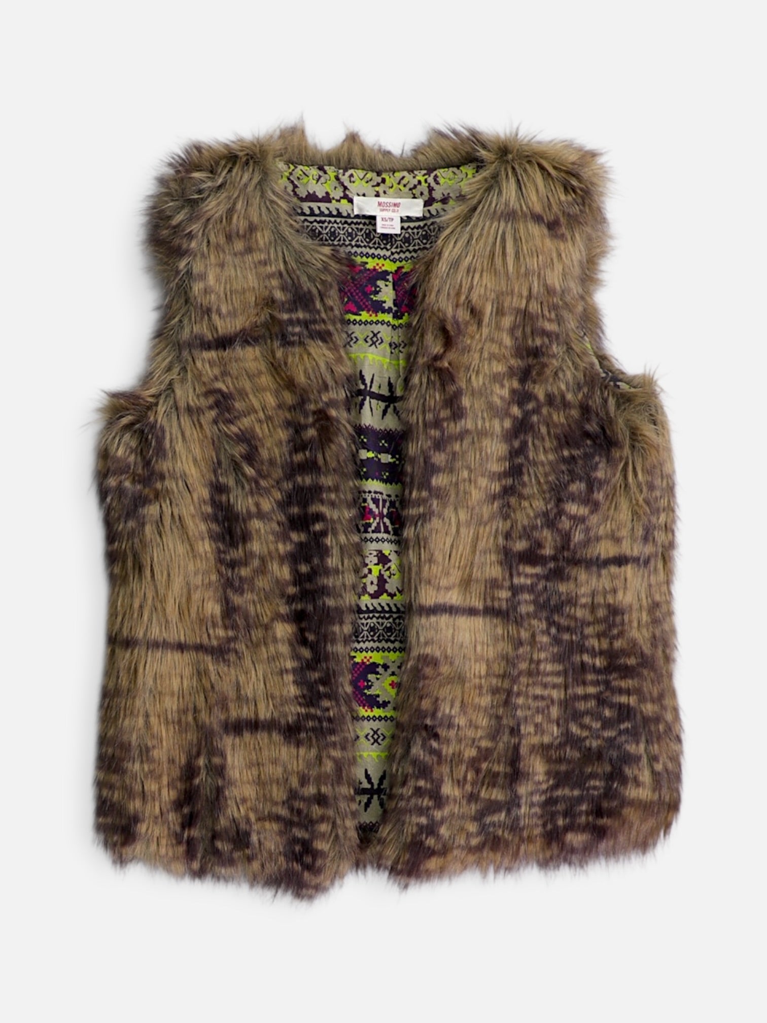 Mossimo Chaleco Teddy - Mujer - XS