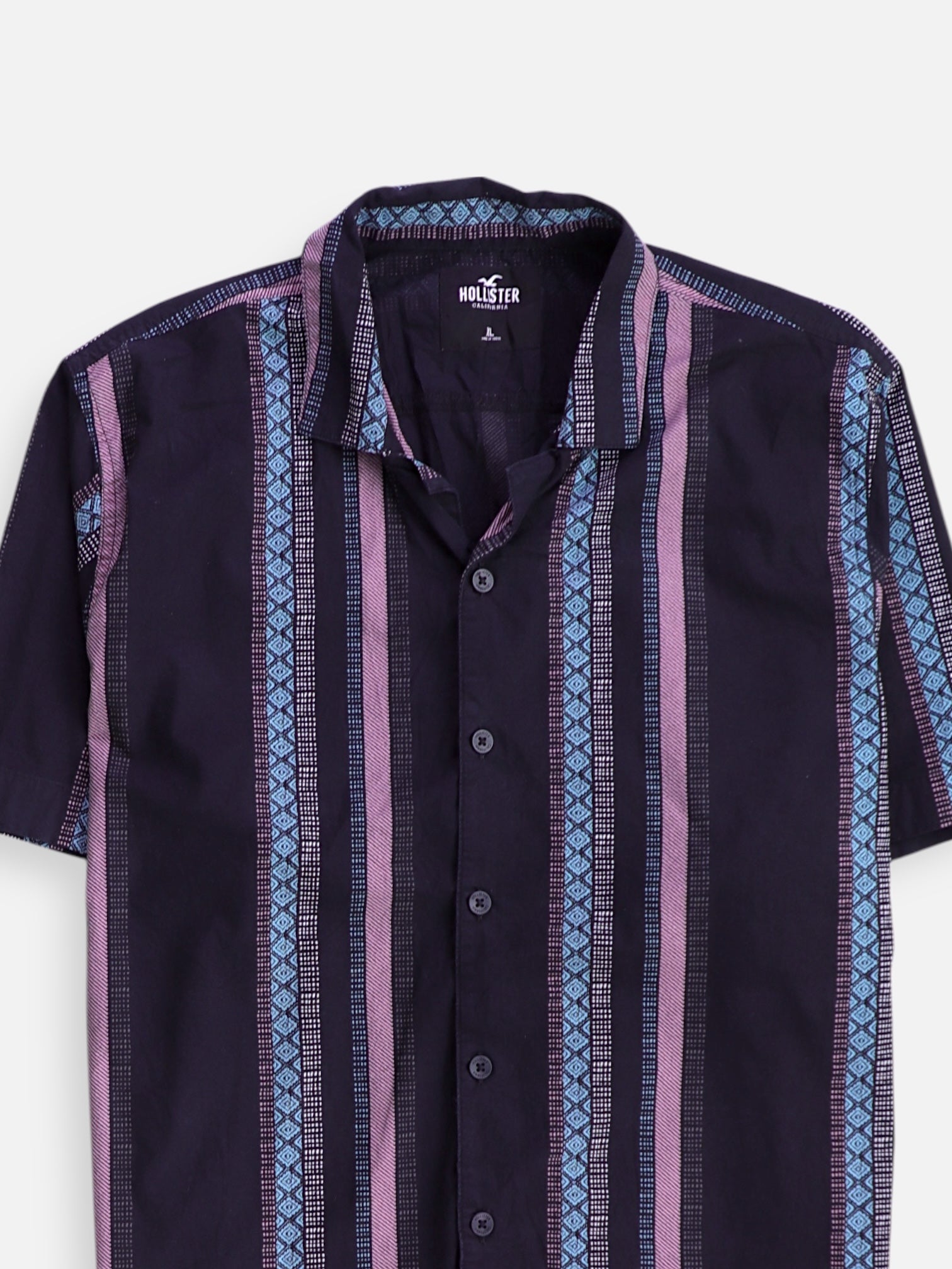 Hollister Camisa Color Block - Hombre - XL