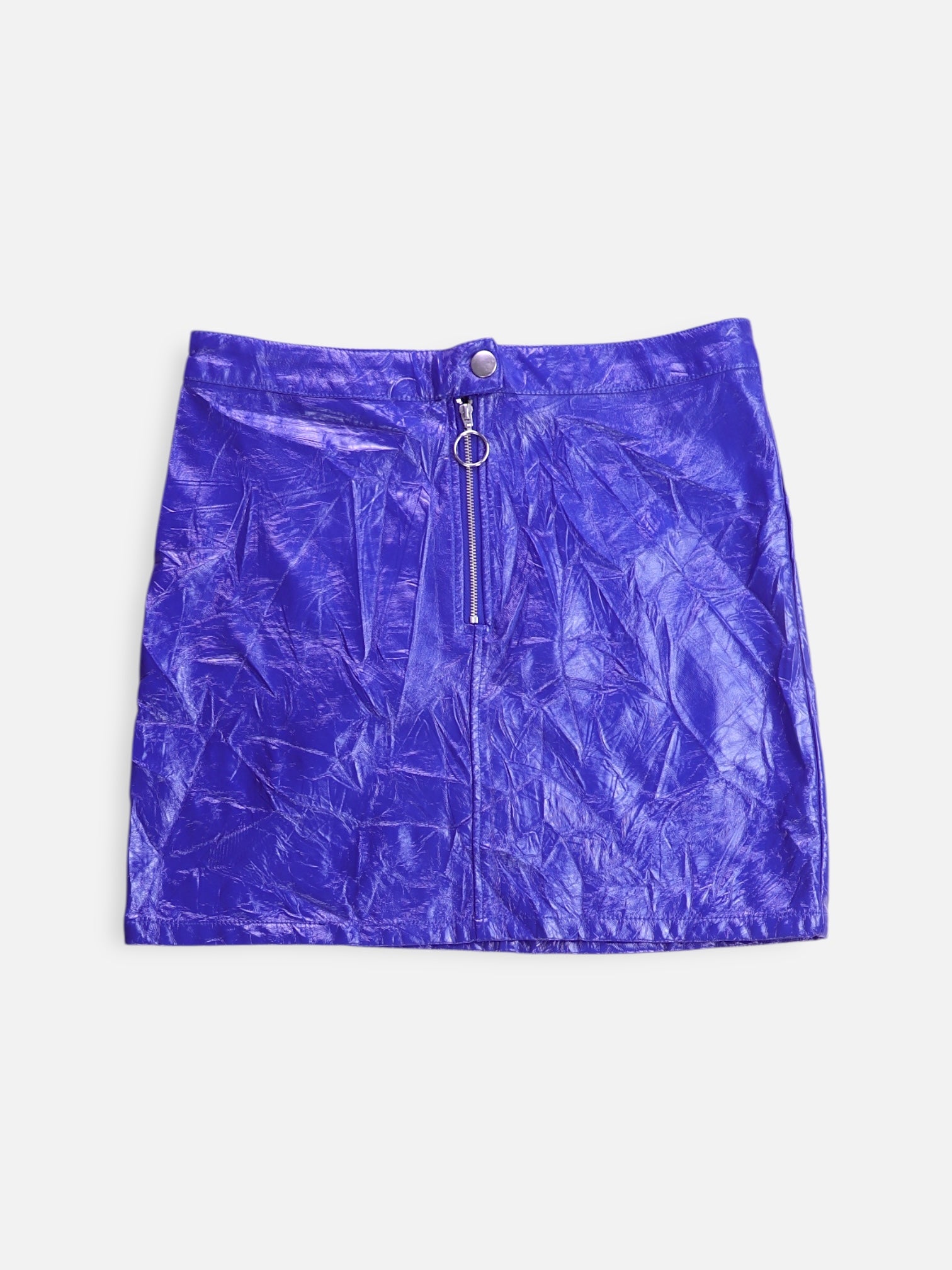 Forever 21 Falda Cuero - Mujer - Medium