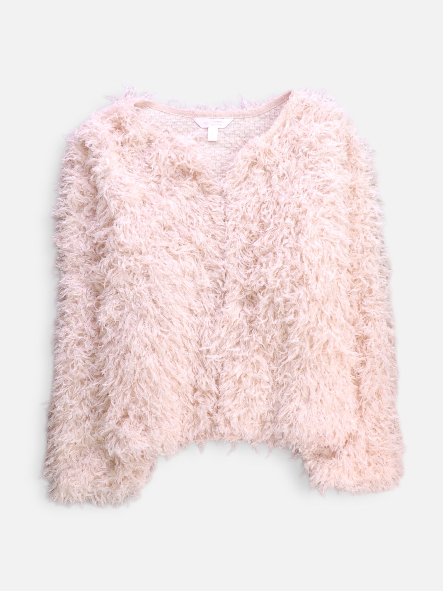 Lauren Conrad Chaqueta Casual Teddy - Mujer - Large