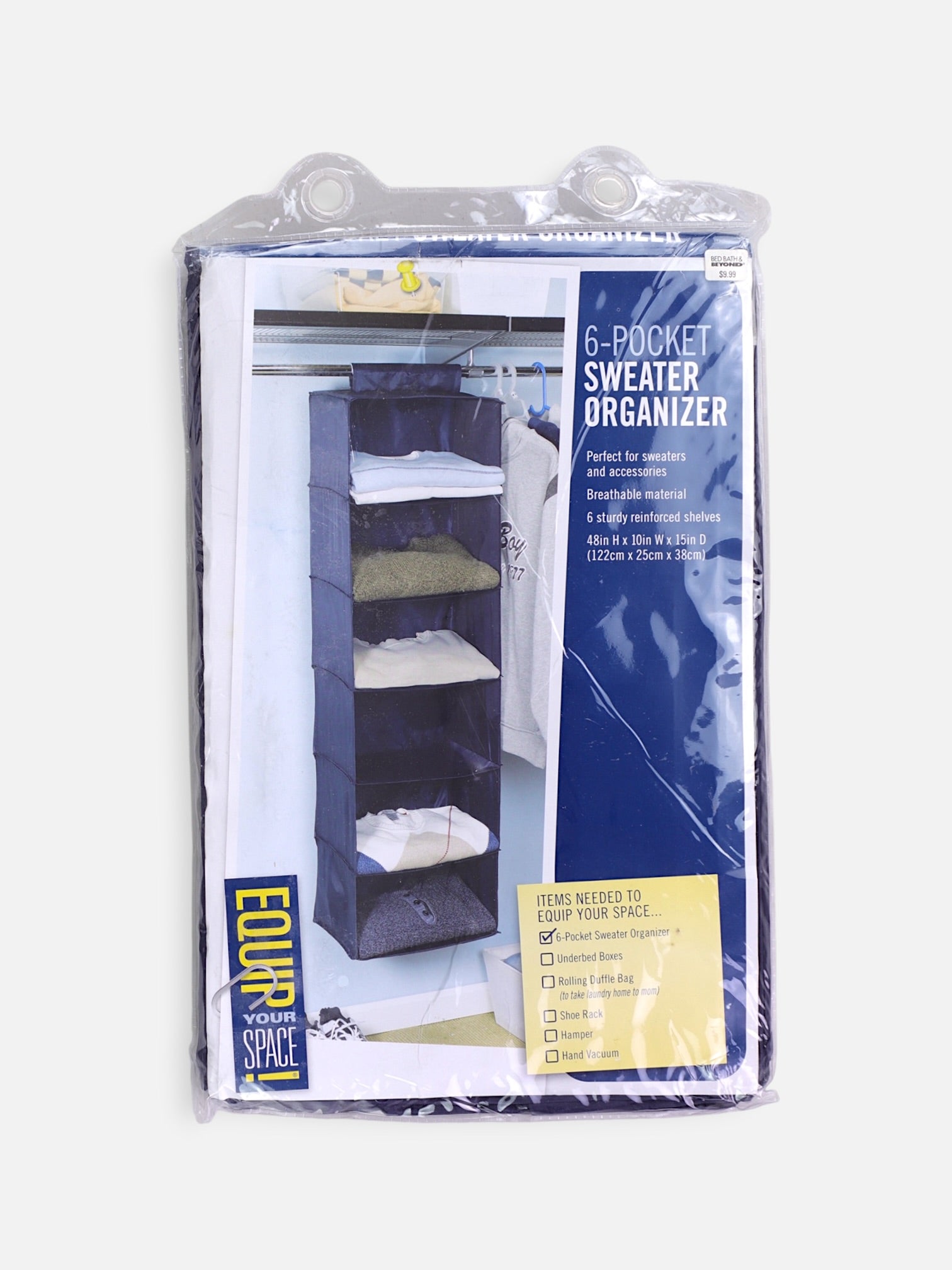 Organizador Colgante de 6 Compartimientos - Unisex - Talla Única (One Size)