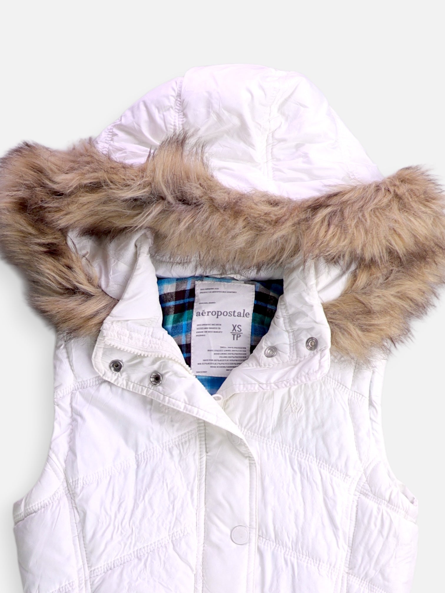 Abercrombie & Fitch Chaleco Puffer - Mujer - XS PETITE