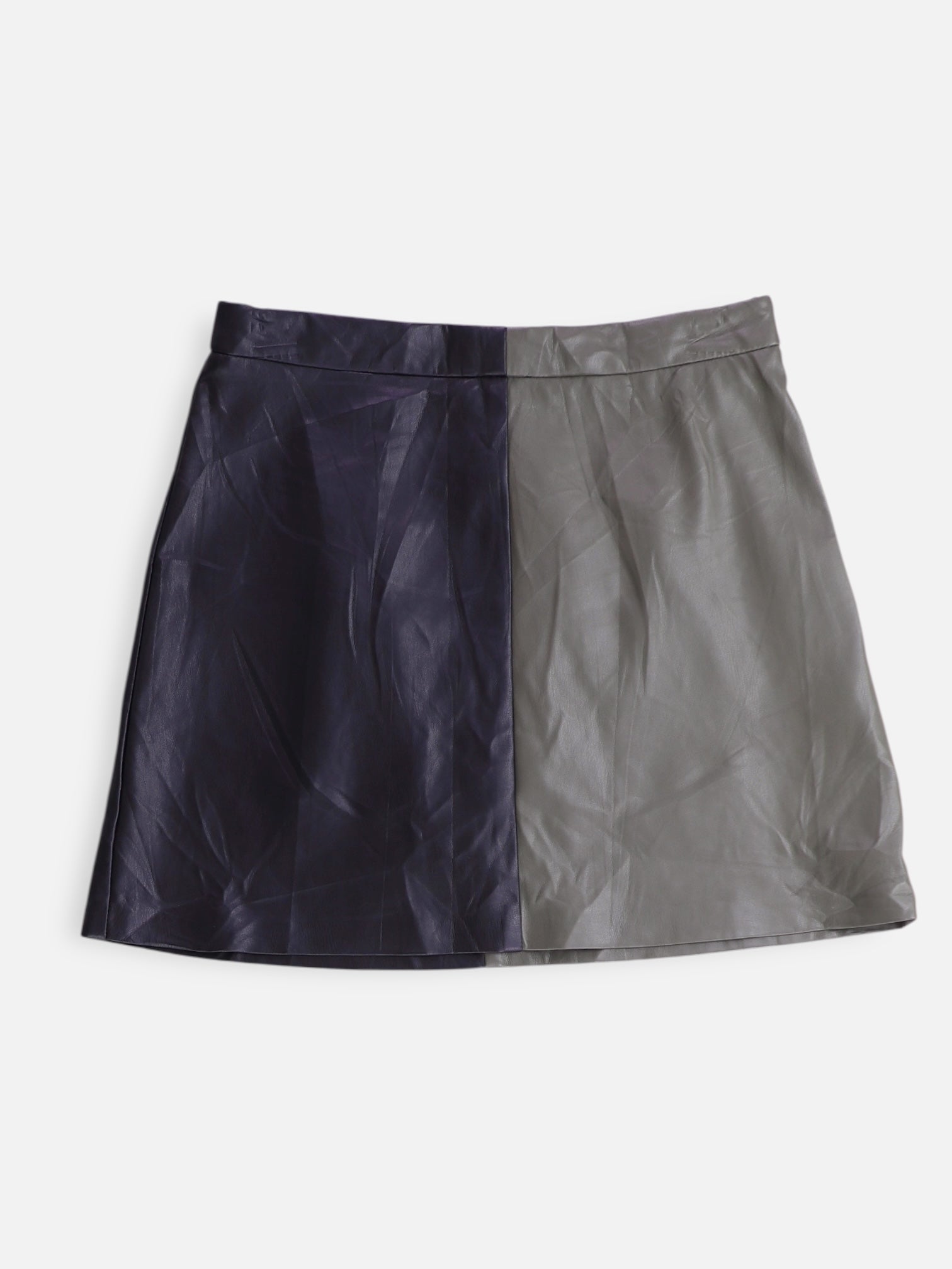 Stradivarius Falda Cuero - Mujer - 6